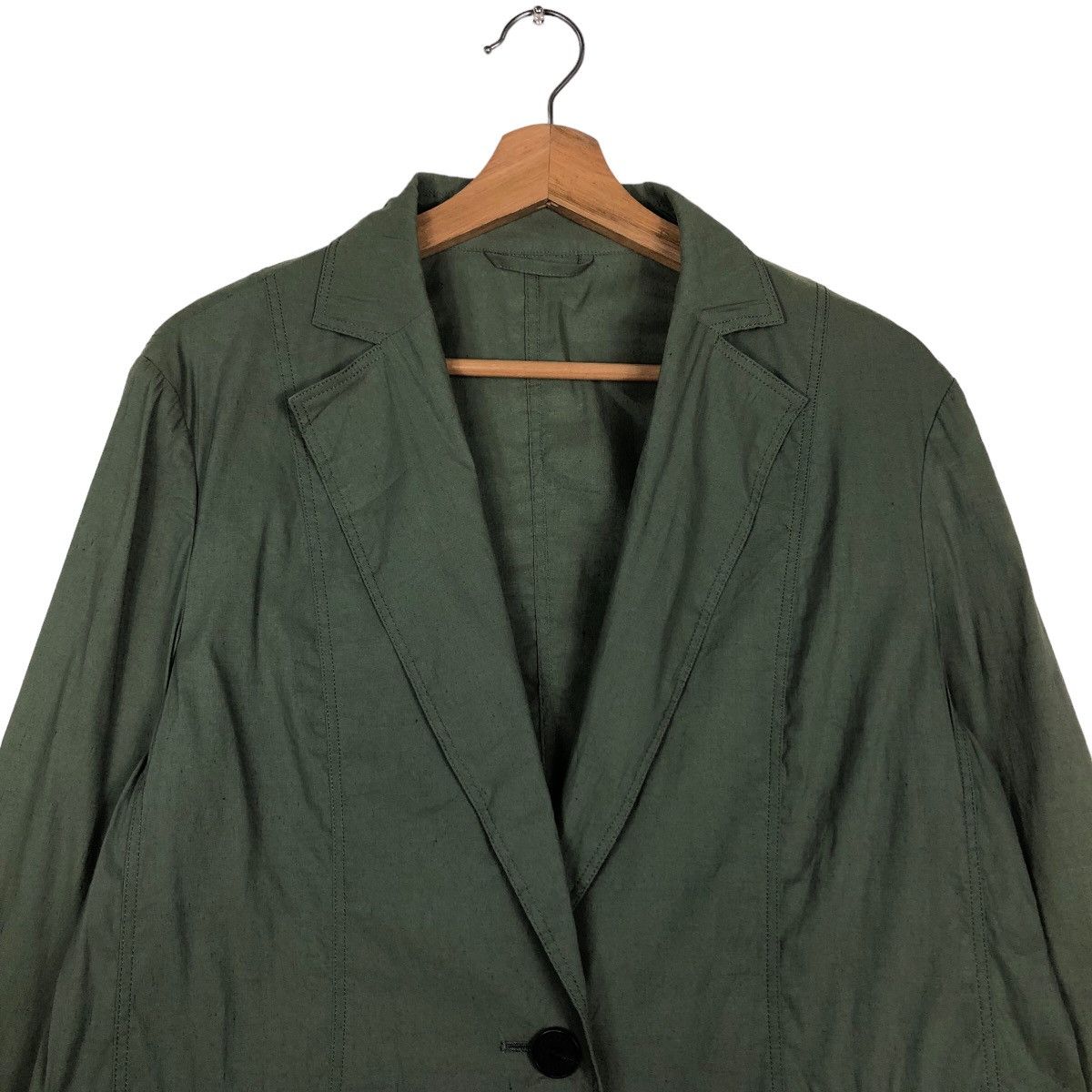 Japanese Brand 🔥Olive Green Military Vintage Chore Jacket Mackintosh Size US M / EU 48-50 / 2 - 3 Thumbnail