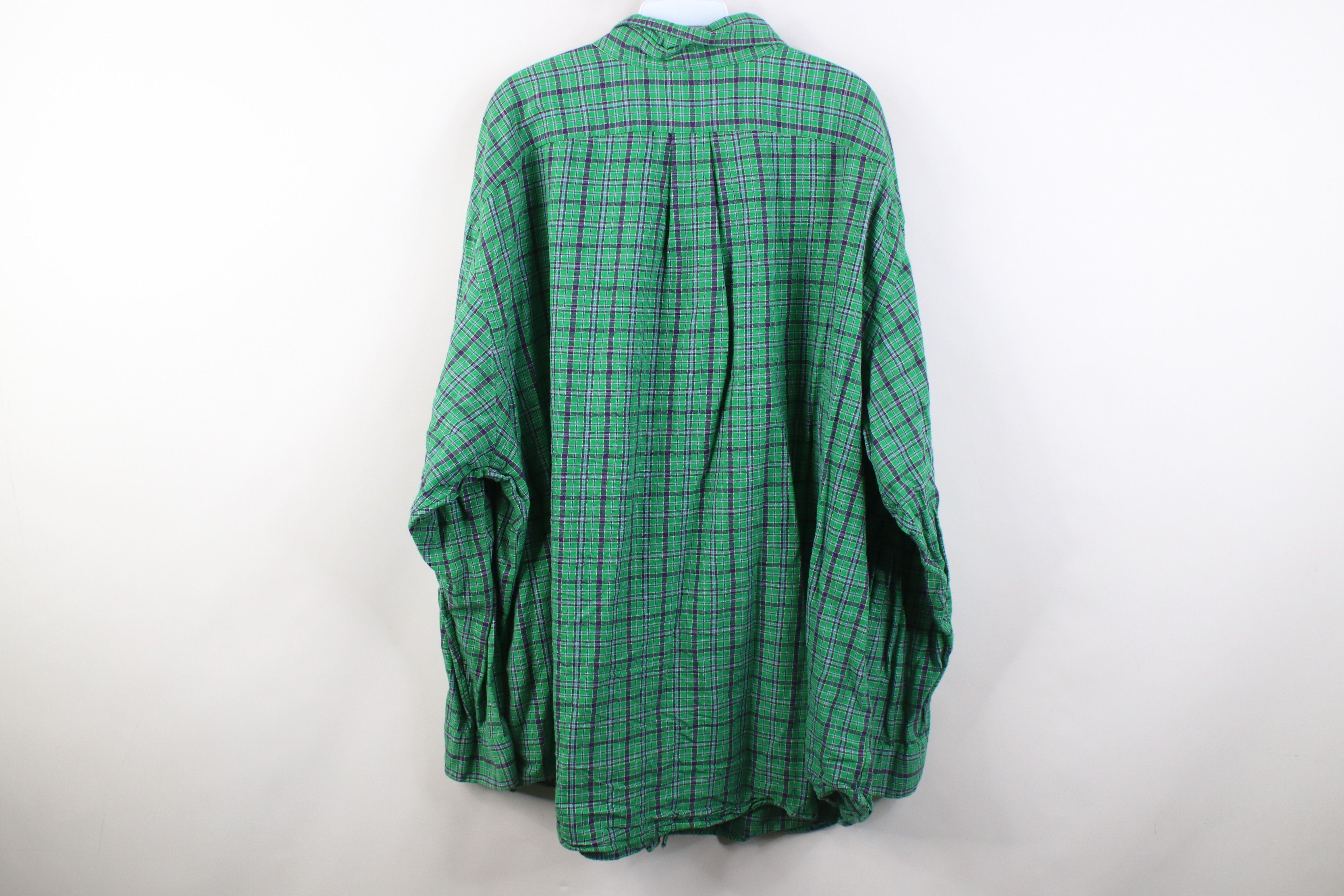 Polo Ralph Lauren Vintage 90s Ralph Lauren Collared Button Down Shirt Plaid Size US XXL / EU 58 / 5 - 8 Thumbnail
