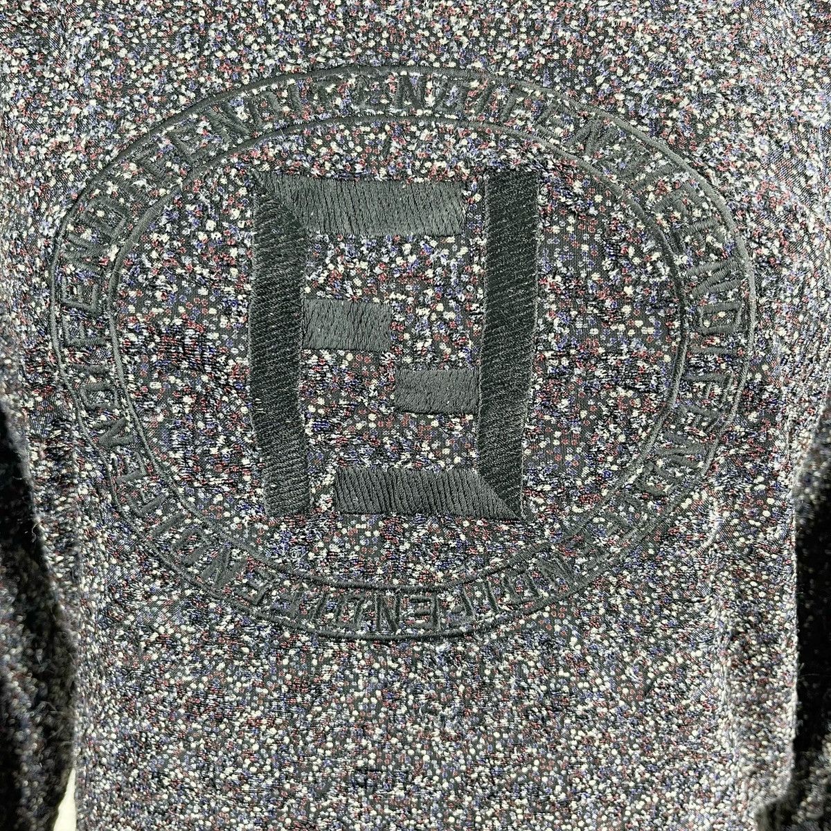 Fendi × Vintage 90’s Fendi Embroidered Big Logo Knitted Sweater Size M / US 6-8 / IT 42-44 - 5 Thumbnail