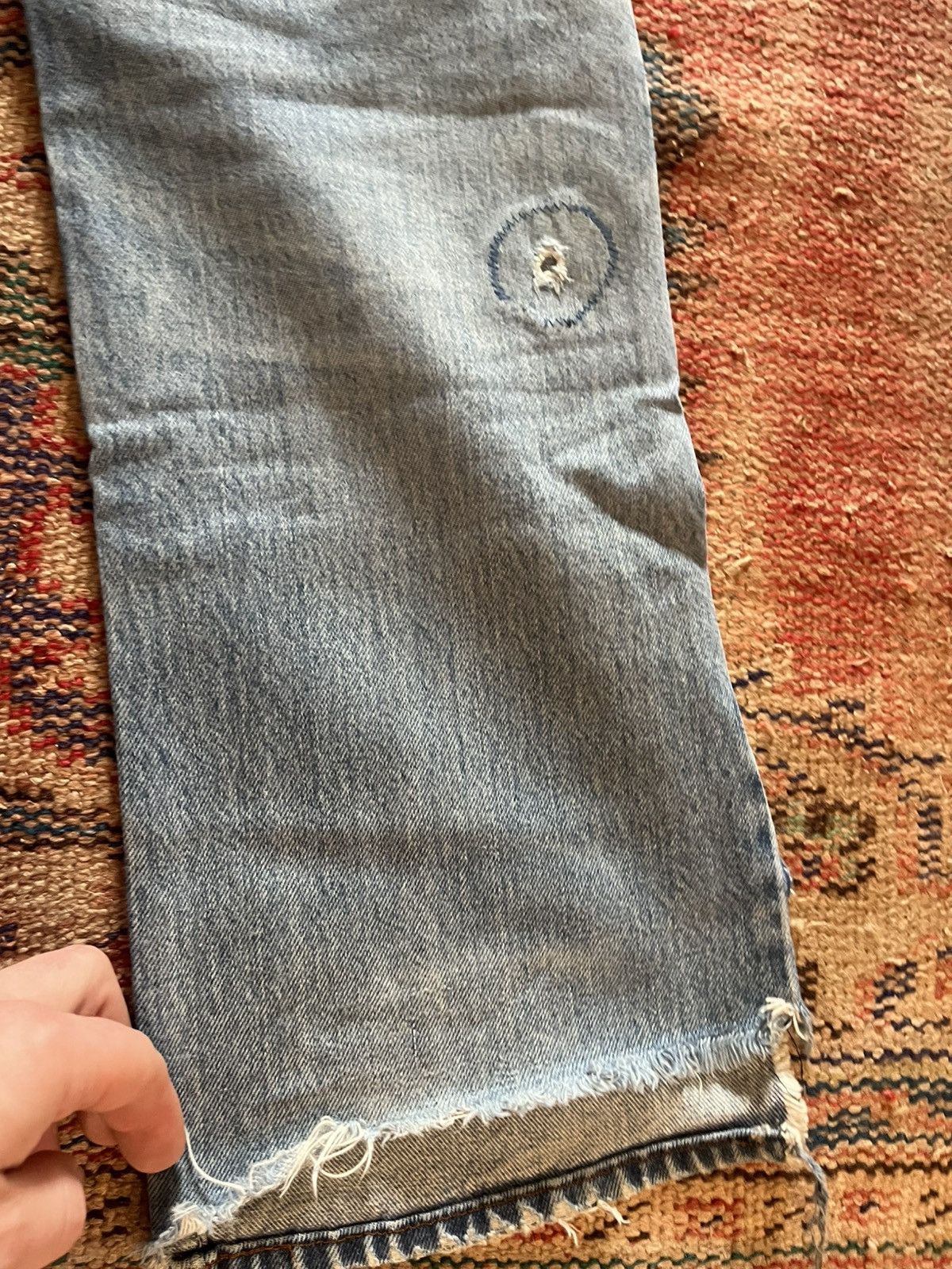 Levi's vintage distressed repaired levi’s Size US 30 / EU 46 - 2 Thumbnail