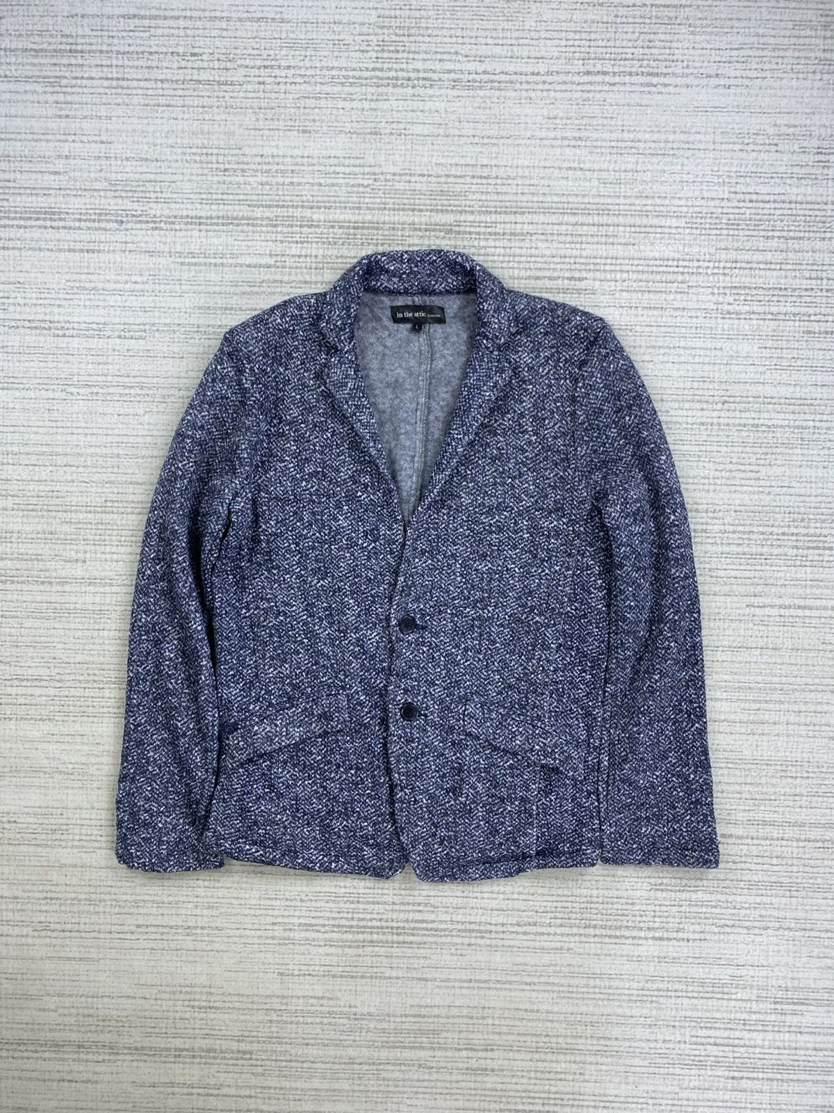 In The Attic × Japanese Brand × Vintage Vintage In The Attic Homme Double Button Cardigan Size US M / EU 48-50 / 2 - 1 Thumbnail