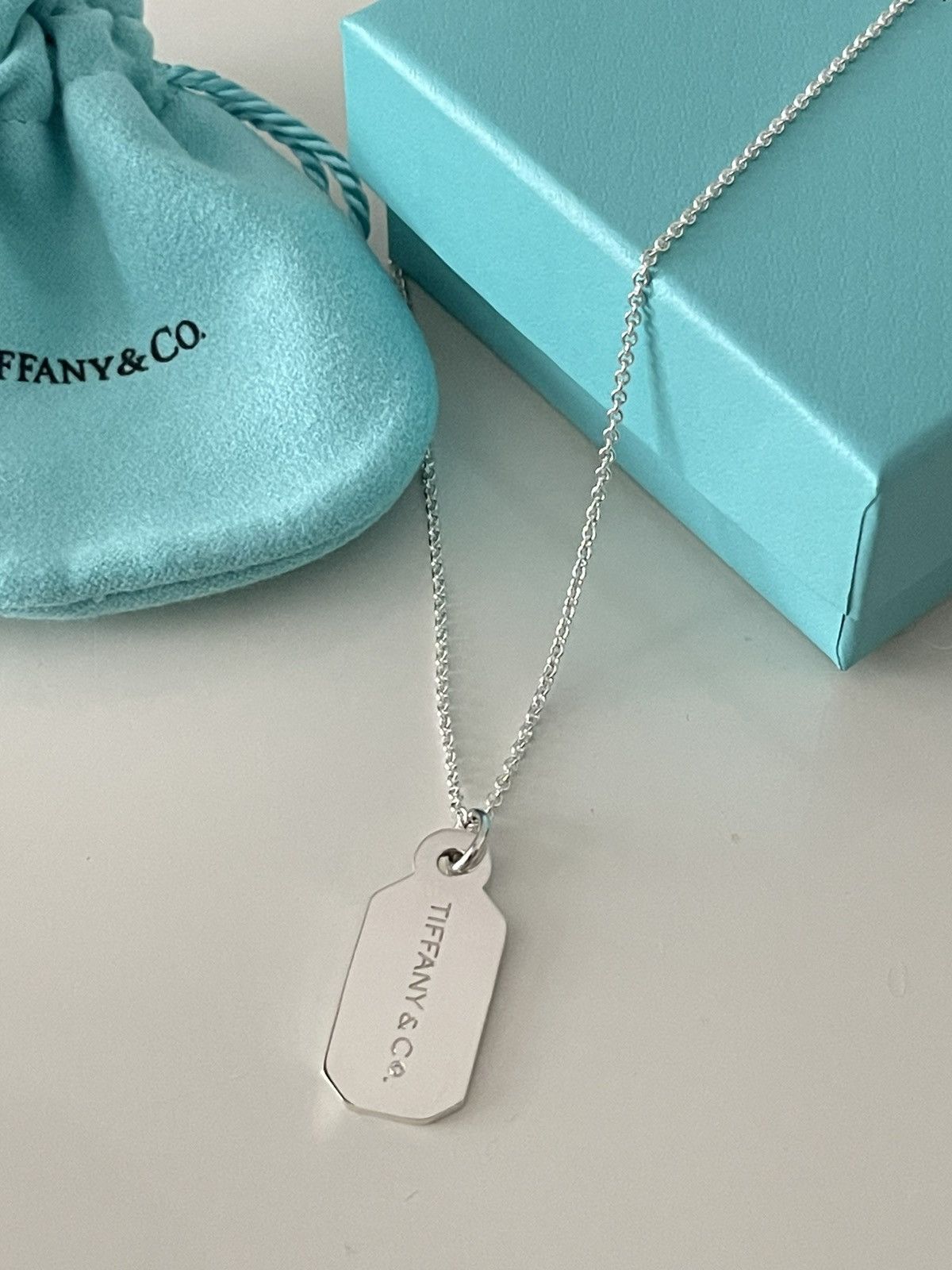 Tiffany & Co. Tiffany & Co. Dog tag with Diamond in Sterling Silver NEW Size ONE SIZE - 9 Thumbnail