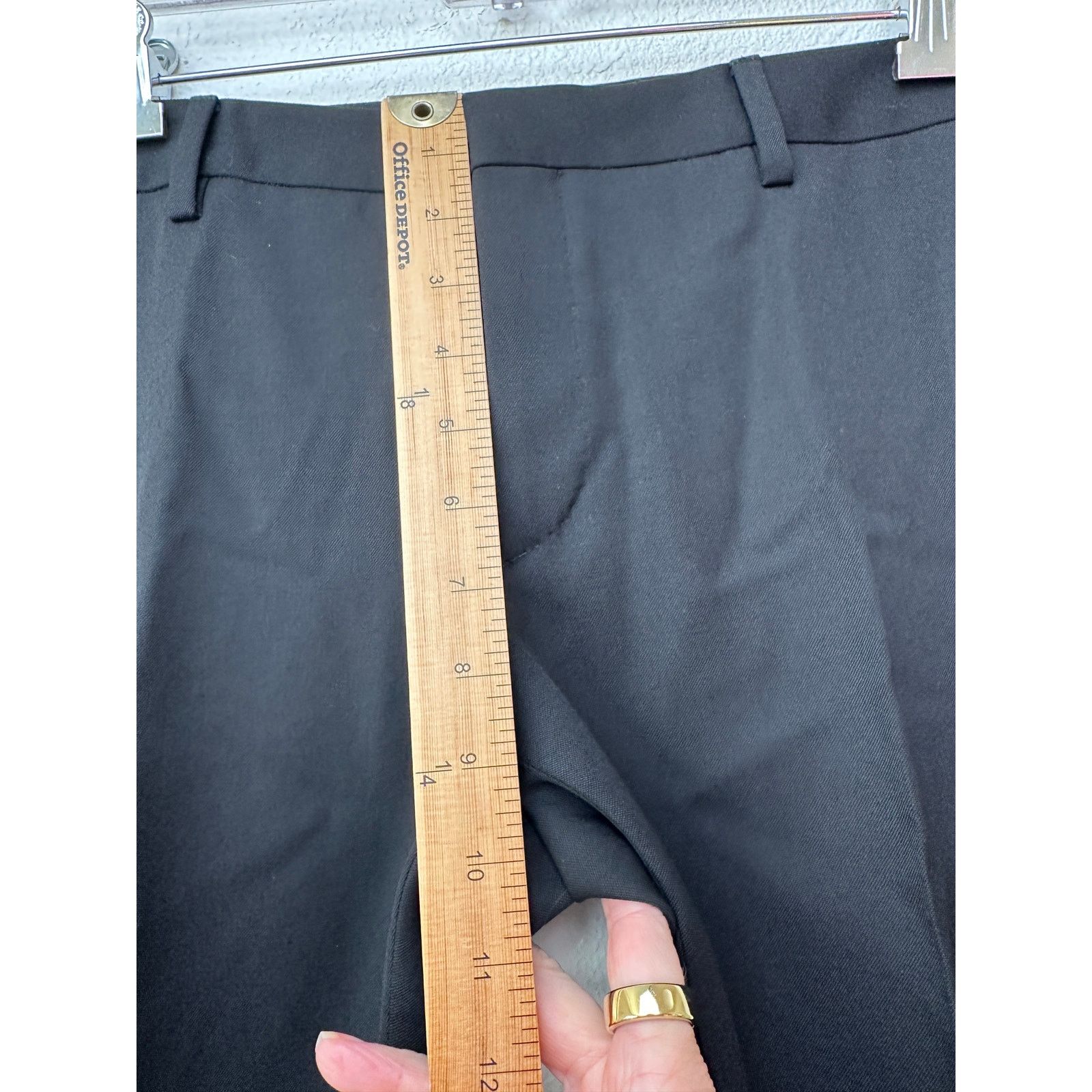Yves Saint Laurent Saint Laurent Black Tuxedo Pants Satin Stripe Zip Hem US 6 Size 28" / US 6 / IT 42 - 14 Thumbnail