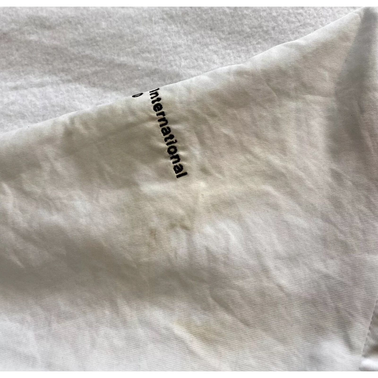 Nike VINTAGE Nike Windbreaker Jacket Men XL White 90s Logo Embroidered Full Zip Baseball Basketball Gym Track Nike Weatherproof Casual Mens Size US XL / EU 56 / 4 - 5 Thumbnail
