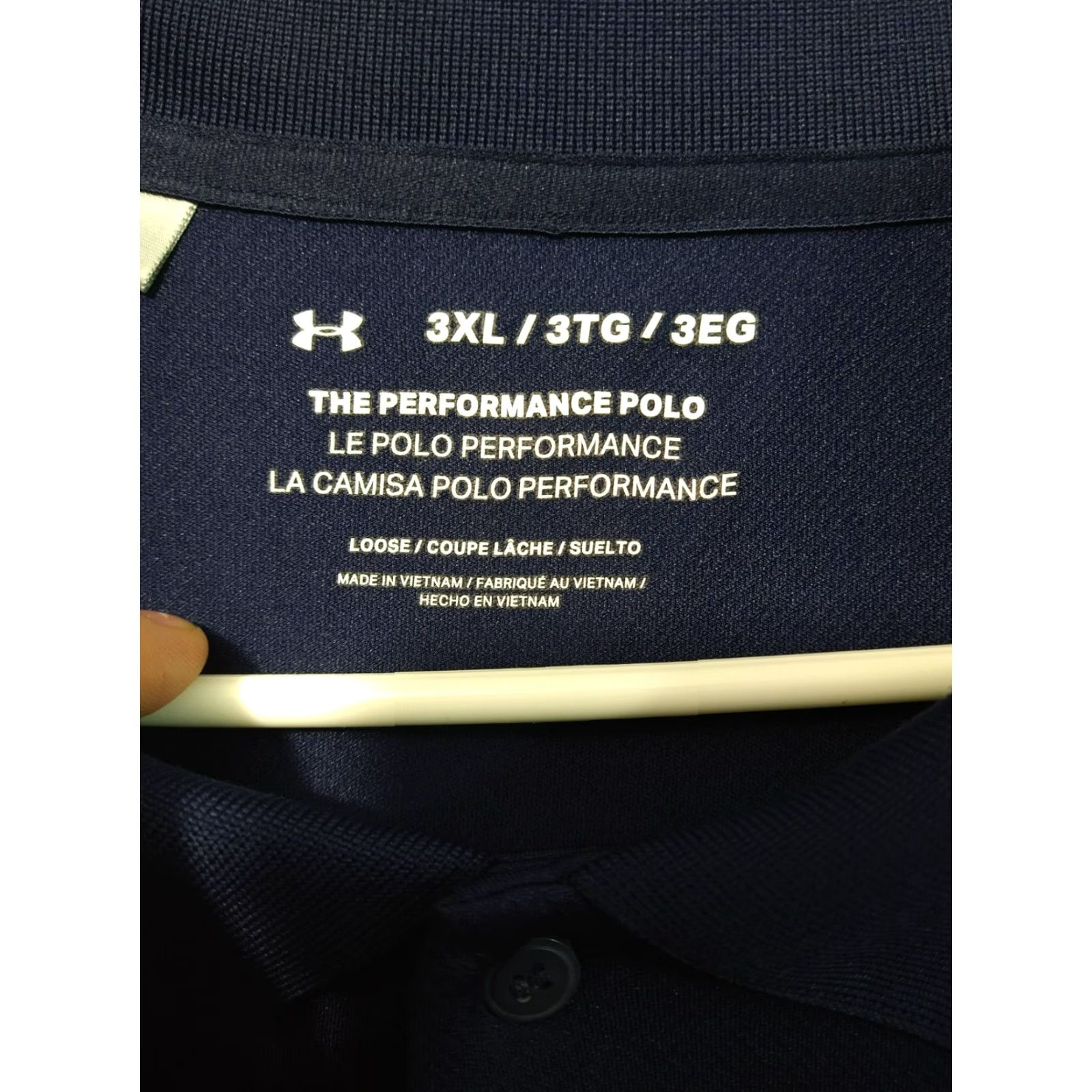 Under Armour Under Armour Shirt Mens 3XL Blue Performance Polo Short Sleeve Pullover Size US XXL / EU 58 / 5 - 5 Thumbnail