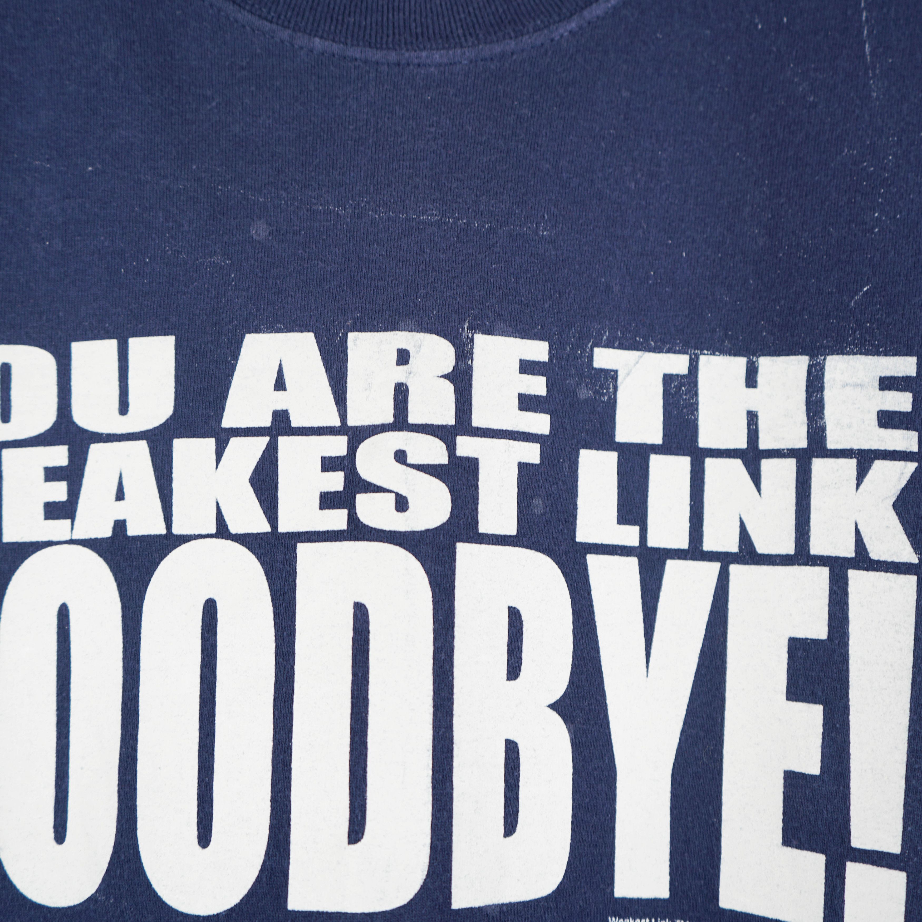 Vintage Vintage 1999 The Weakest Link Show T-Shirt Size US L / EU 52-54 / 3 - 7 Thumbnail