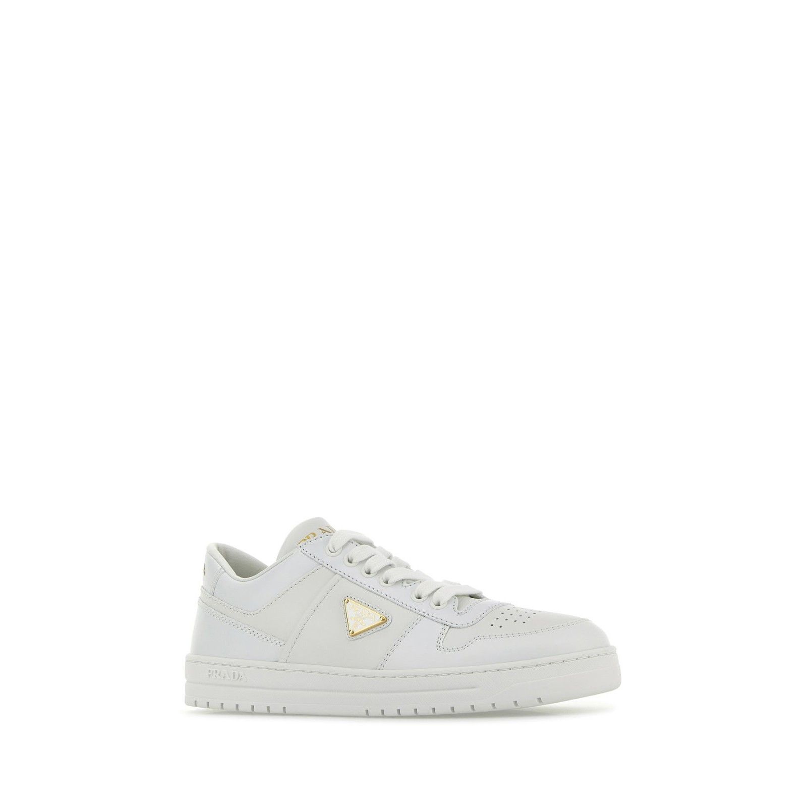 Prada PRADA Downtown White Leather Low Top Flat Sneakers New And A Size US 10 / IT 40 - 2 Thumbnail