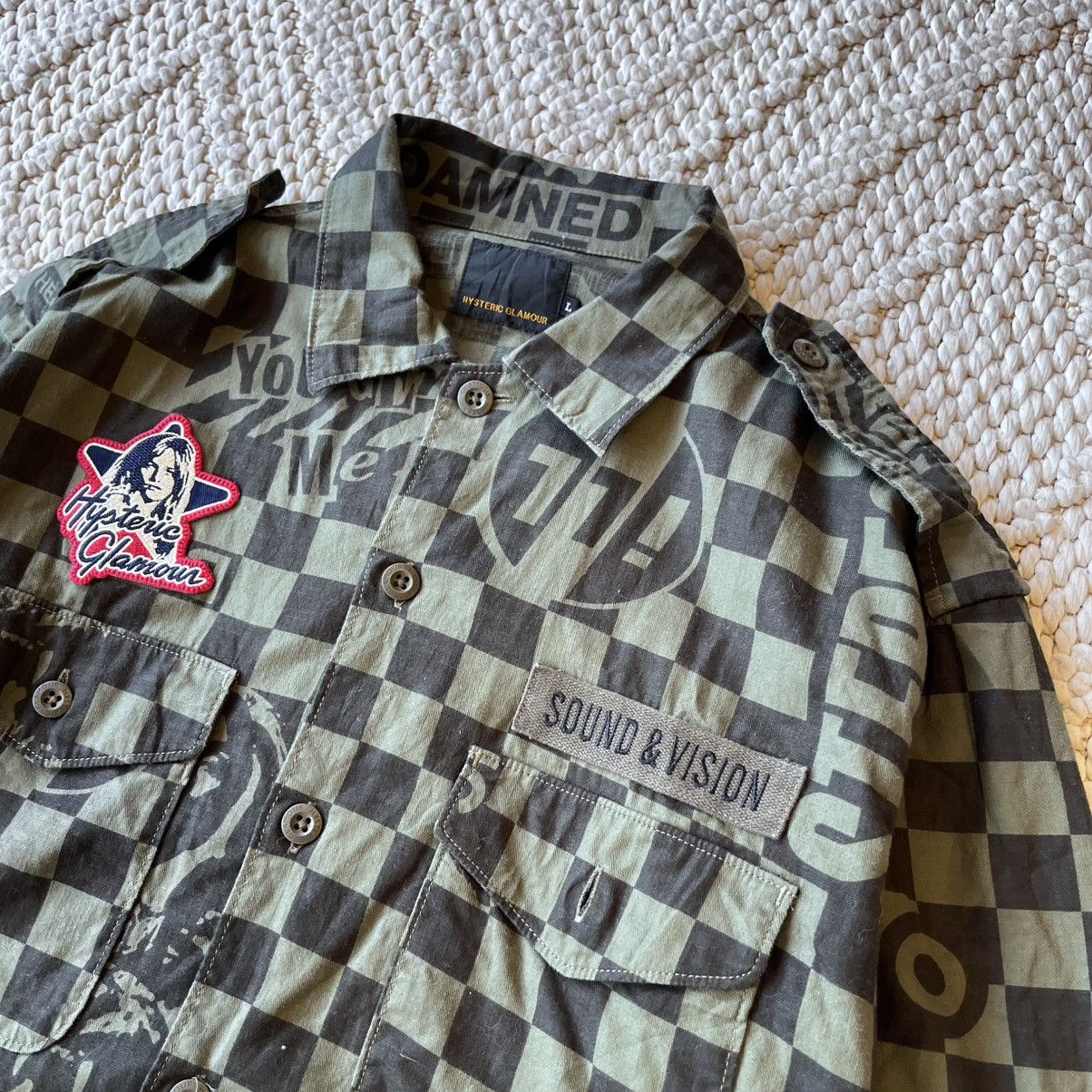 Hysteric Glamour Hysteric Glamour embroidered patch logo longsleeve shirt Size US L / EU 52-54 / 3 - 4 Thumbnail
