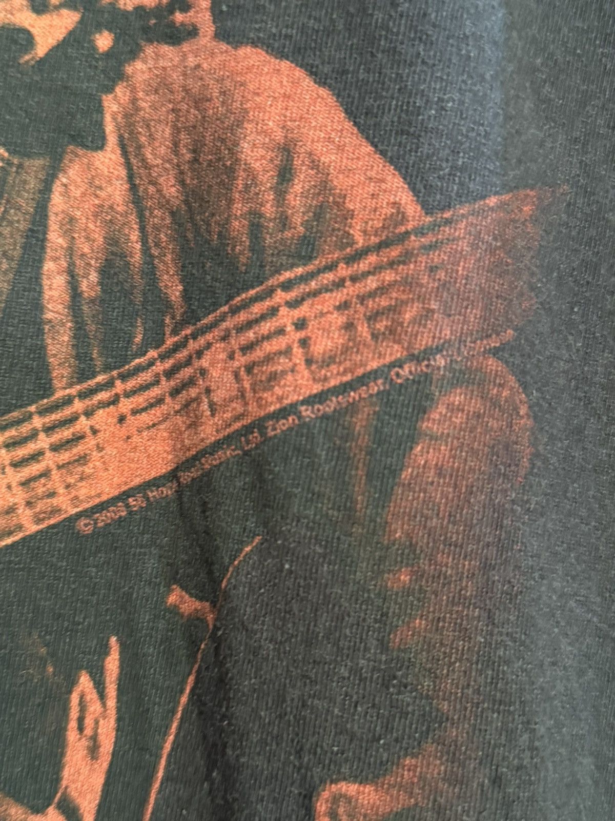 Band Tees × Vintage Vintage Bob Marley Rastaman Oversize Sun Faded Tee Size US XXL / EU 58 / 5 - 4 Thumbnail