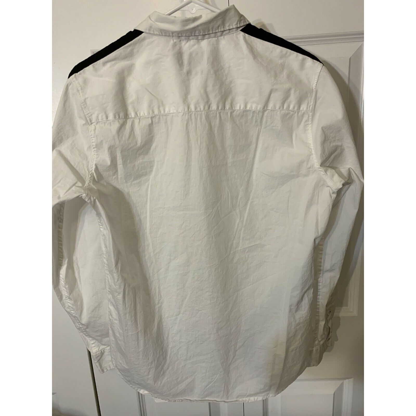 Other Michael Brandon Button Up Shirt Men Sz S White Black Long Sl Size US S / EU 44-46 / 1 - 8 Thumbnail