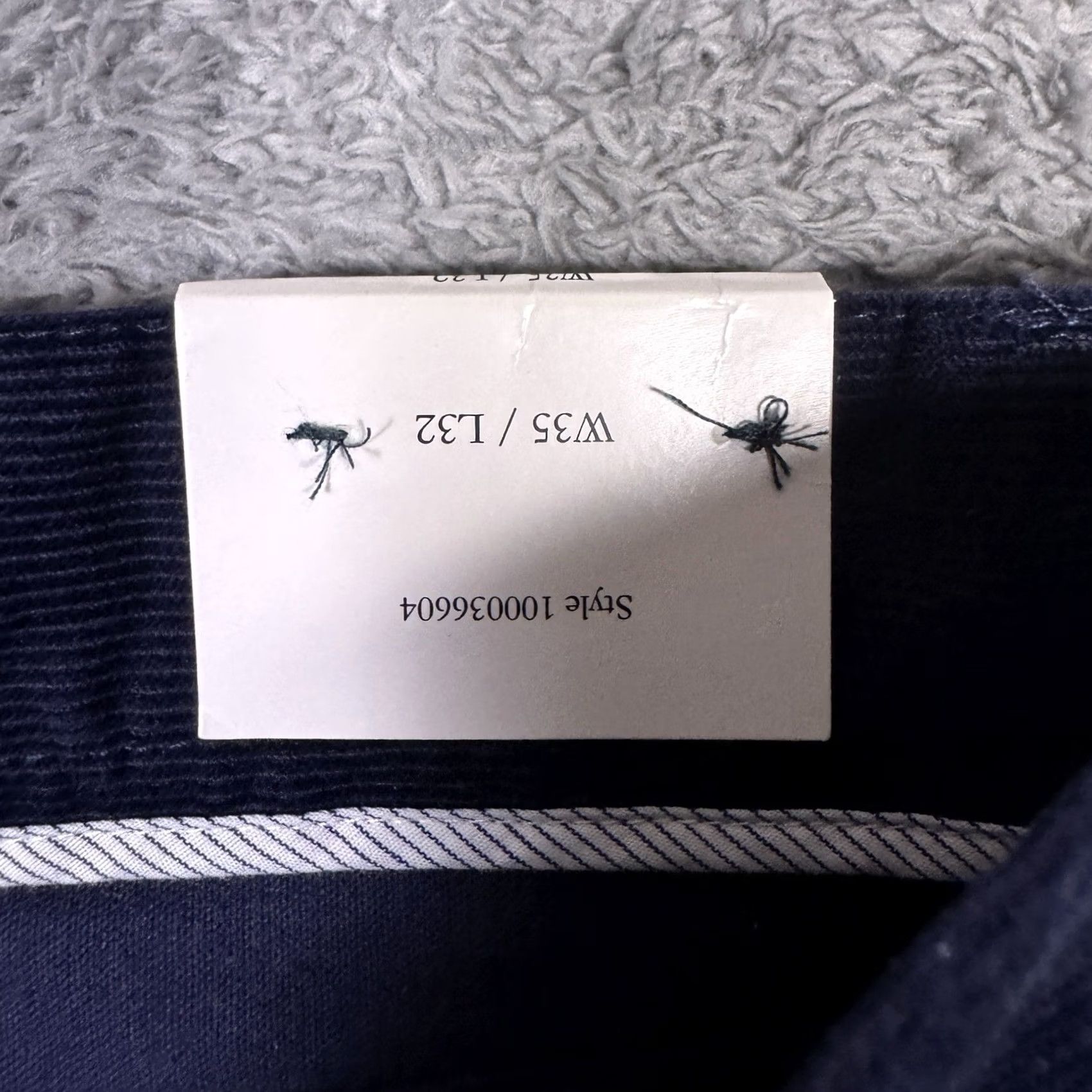 Brooks Brothers Brooks Brothers Pants Mens 35x32 Corduroy Slim Chino 5 Pocket Straight Leg 35 Blue Regular Vintage: No Size US 35 - 5 Thumbnail