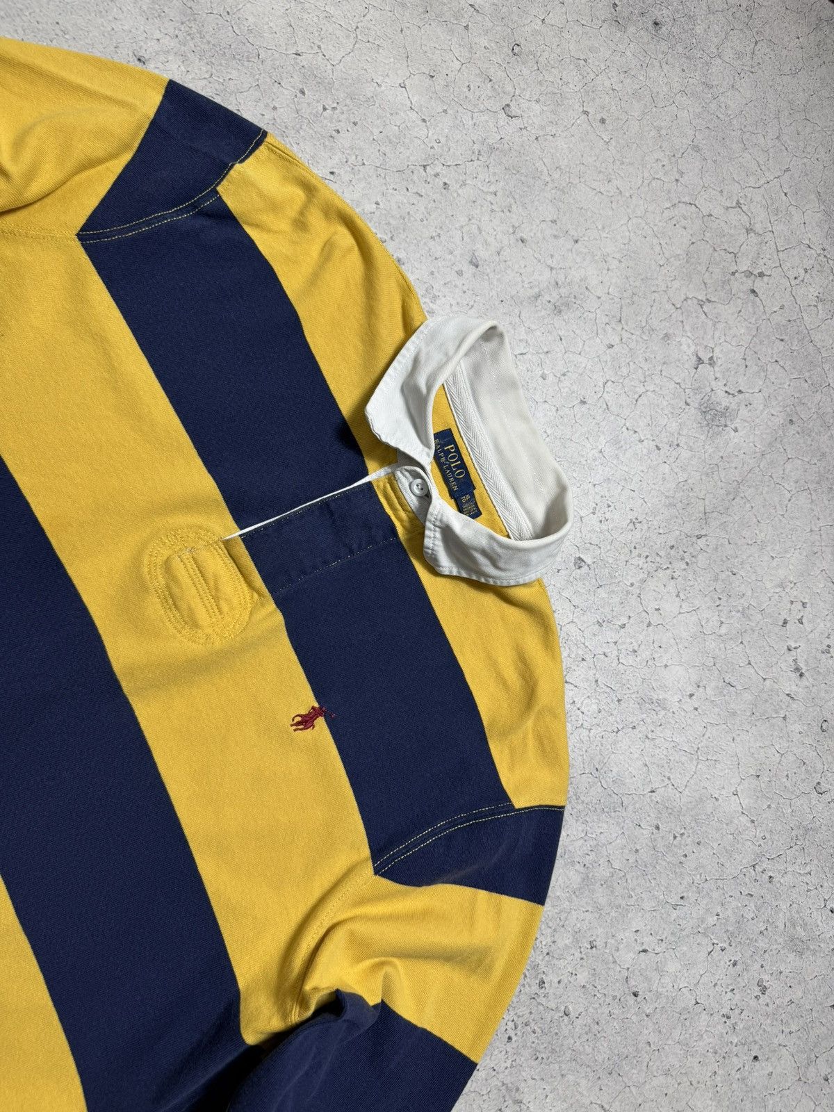 Polo Ralph Lauren Polo Ralph Lauren Striped Rugby Sweatshirt PRL Size XL Size US XL / EU 56 / 4 - 5 Thumbnail