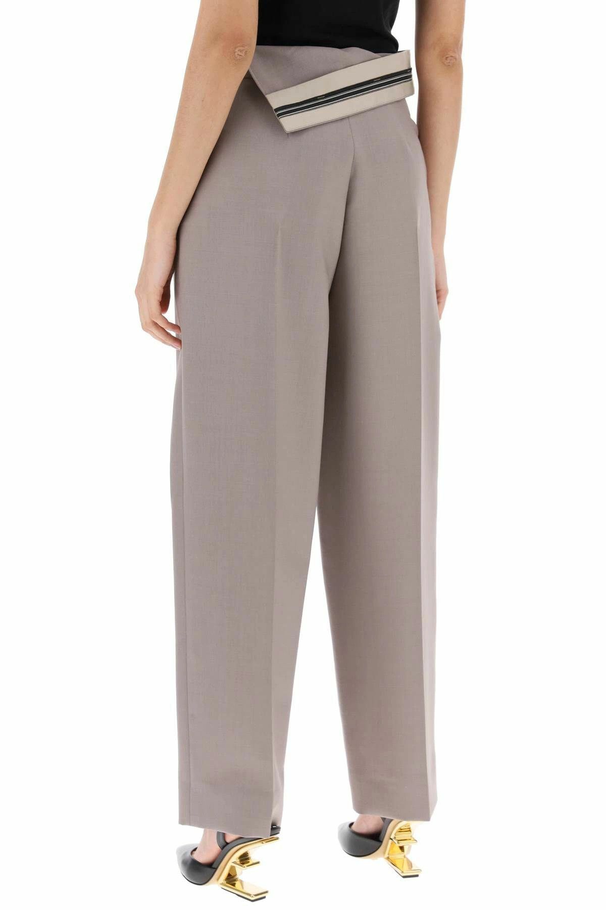 Fendi o1B3y1r0326 Casual Pant in Gray Size 38" / US 16 / IT 52 - 3 Thumbnail