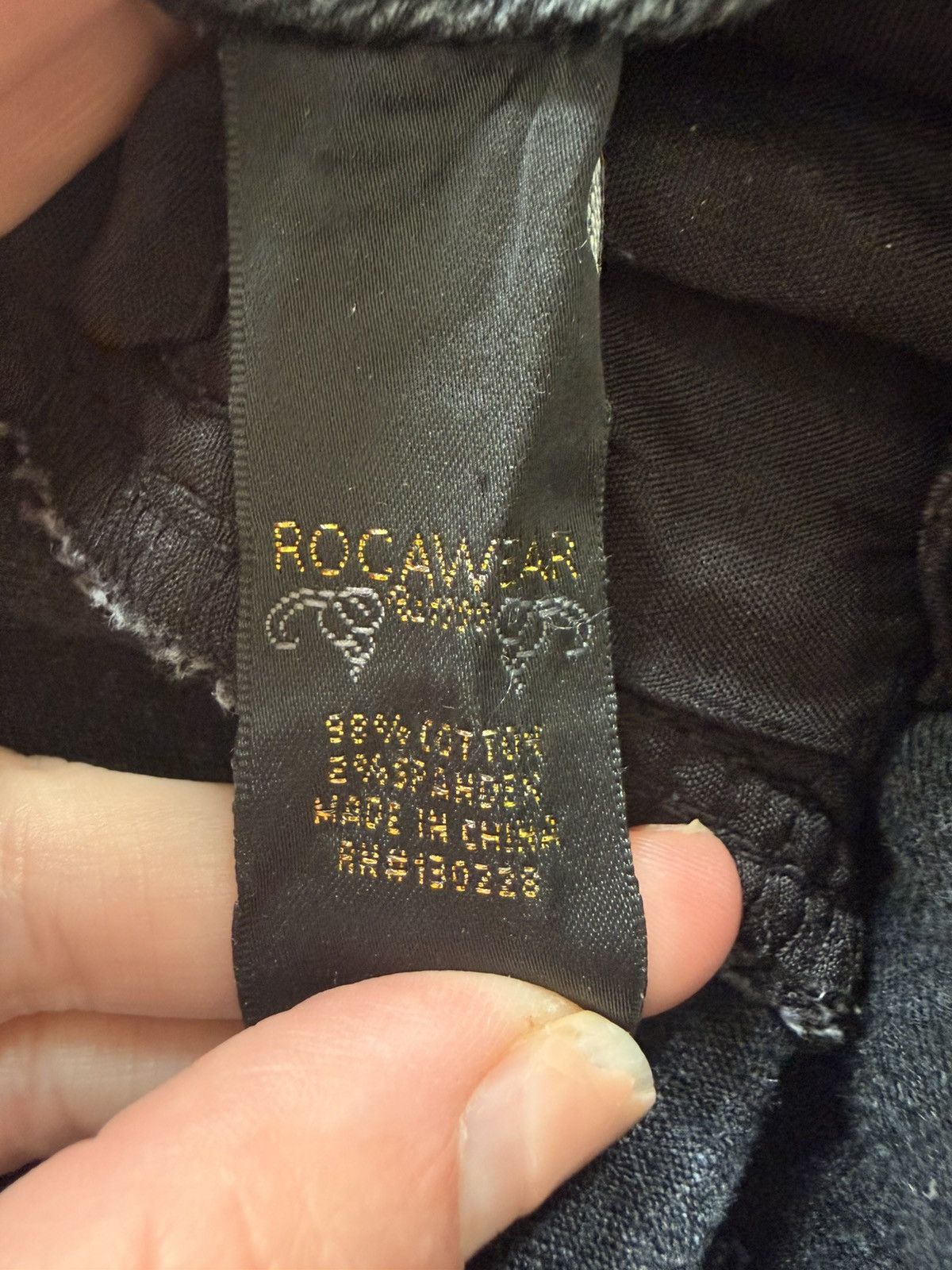 Rocawear Rocawear Black Denim Studded Jorts Shorts Vintage Y2K 14 Size 36" / US 14 / IT 50 - 7 Thumbnail