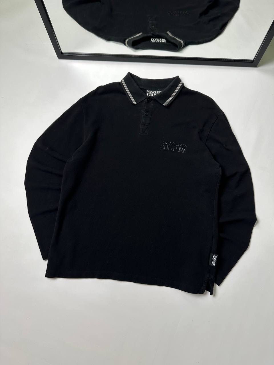 Versace Versace Jeans Luxury Polo Long sleeve OldMoney🔥 Size US L / EU 52-54 / 3 - 1 Thumbnail