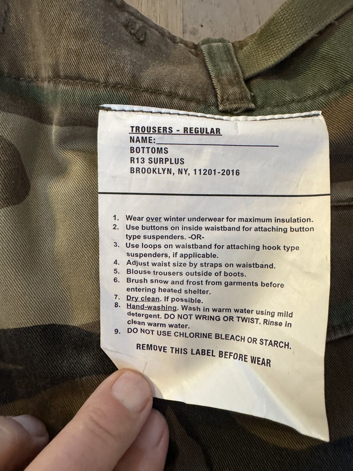 R13 R13 Shorts STUDY DESCRIPTION AND all photis for tape measure Size US 30 / EU 46 - 8 Thumbnail