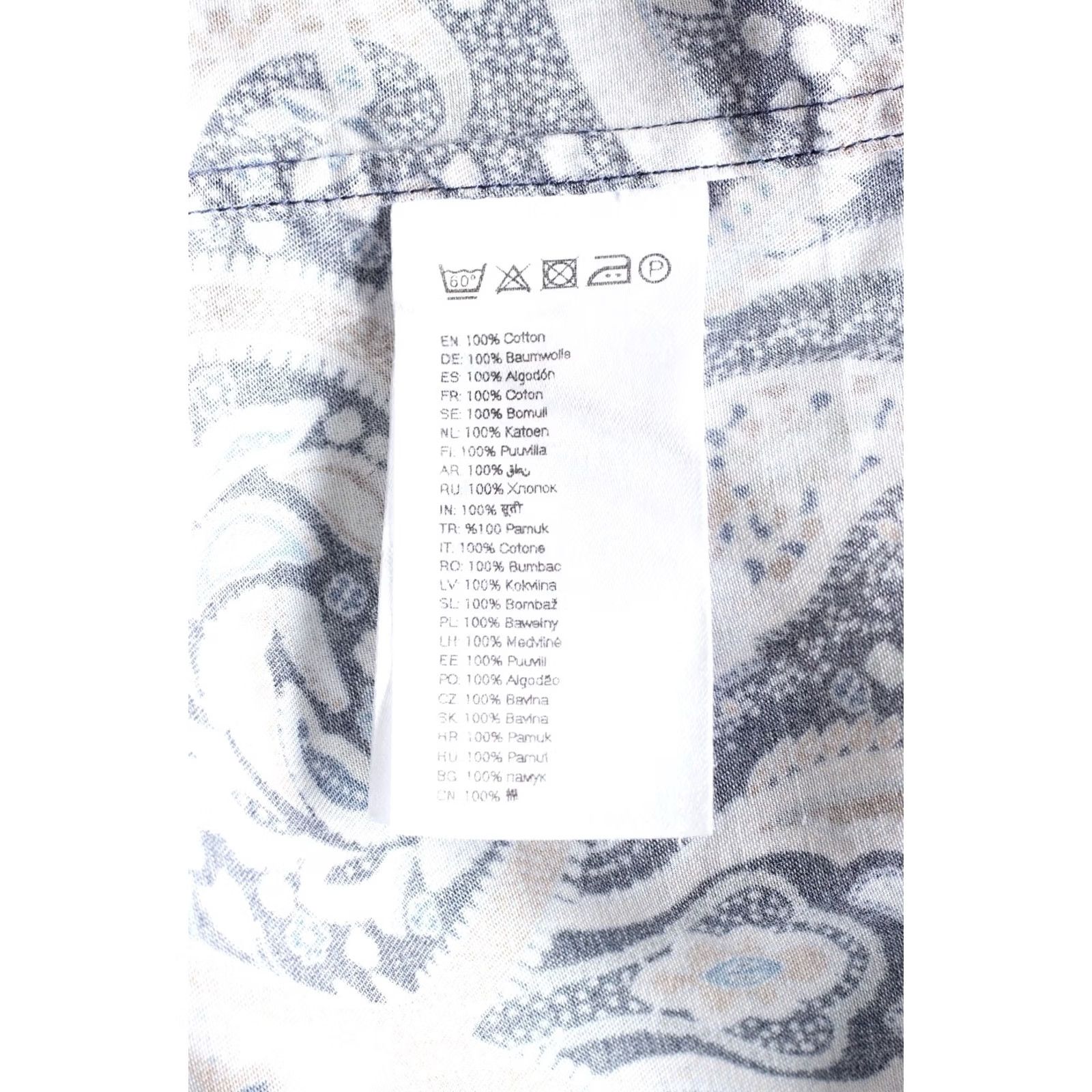 Eton ETON Paisley Shirt Men 40 Long Sleeve Slim Fit Button-Up Casual Formal plaid multicoloured 40 Mens Size US L / EU 52-54 / 3 - 5 Thumbnail