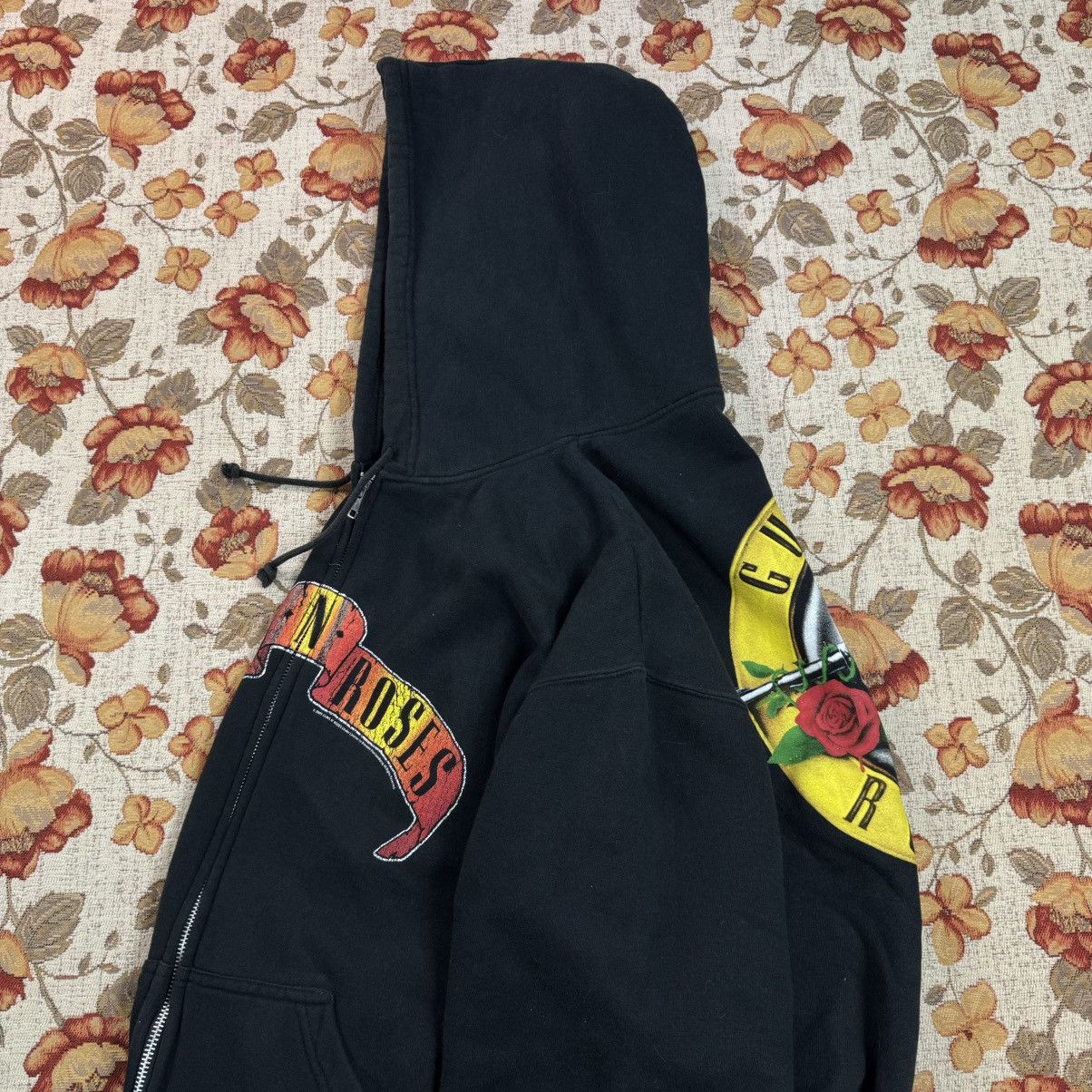 Band Tees × Vintage Vintage 2005 Guns N’ Roses Zip Hoodie Rock Band Boxy Fit Size US L / EU 52-54 / 3 - 10 Thumbnail