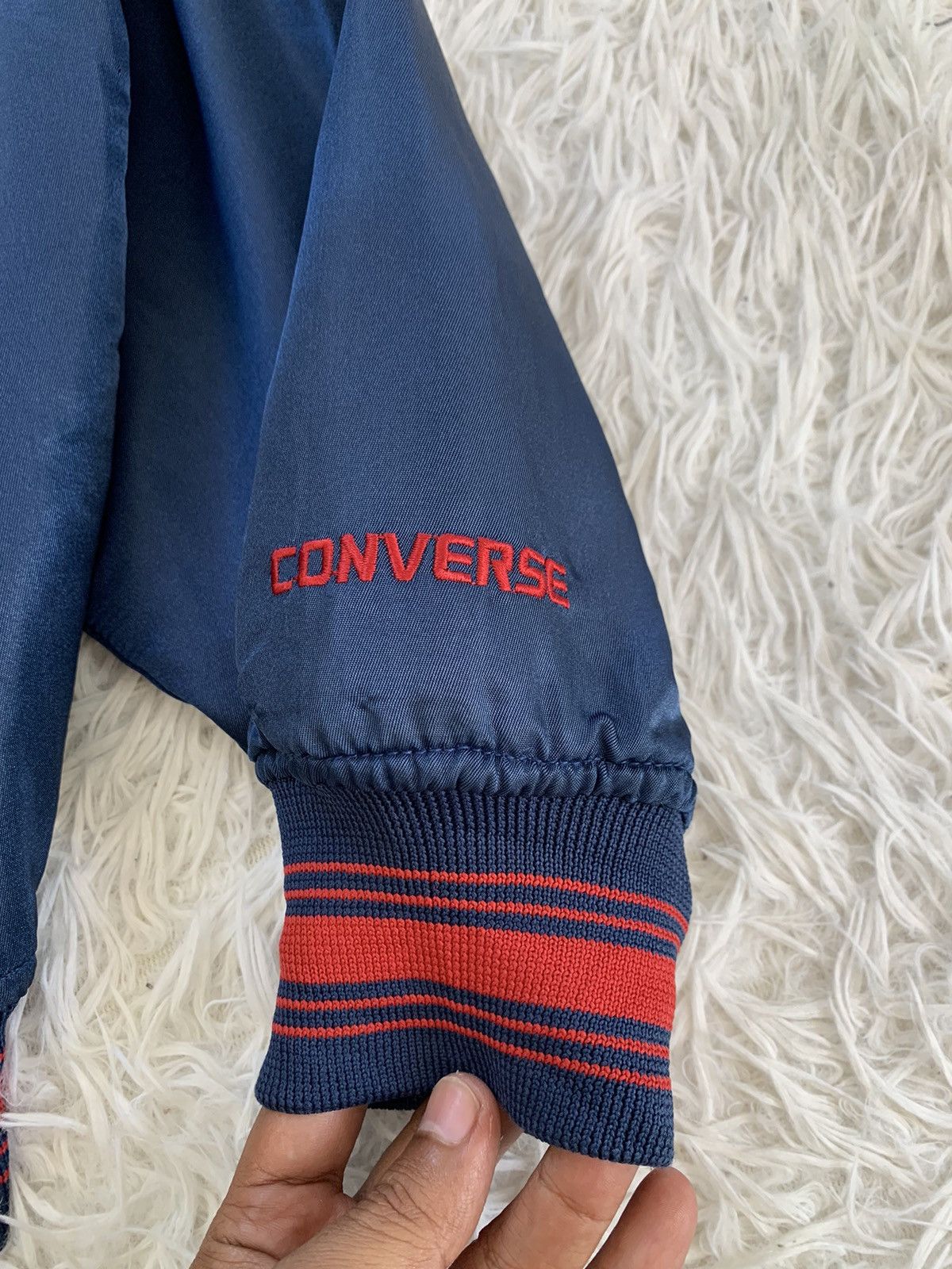 Converse Vintage Big Logo Converse Bomber Jacket Size US XL / EU 56 / 4 - 5 Thumbnail
