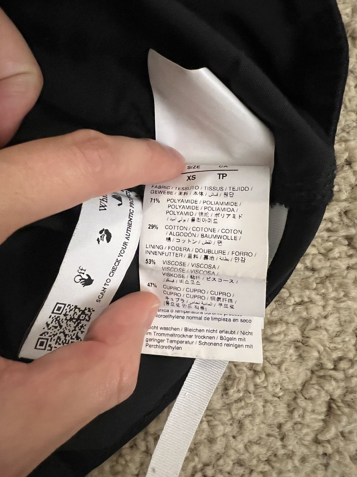Off-White Off-White Wide Leg Trousers Size US 30 / EU 46 - 12 Thumbnail