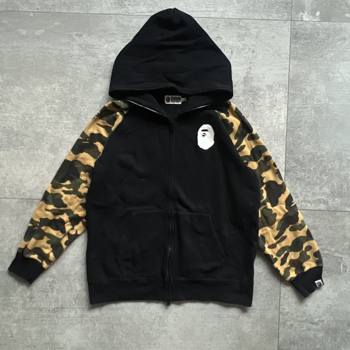 Bape camo sleeve hoodie online