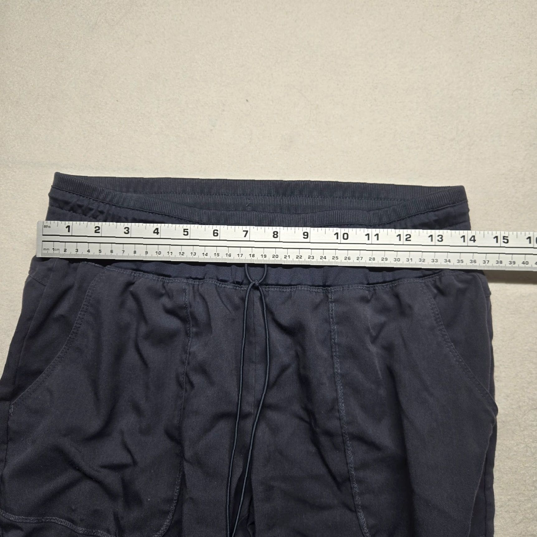 Vintage Grey's Anatomy Pants Adult Women M Gray Scrub Spandex Polyester Pockets Medical Uniform Shirt/Bottom? Size 32" / US 10 / IT 46 - 6 Thumbnail