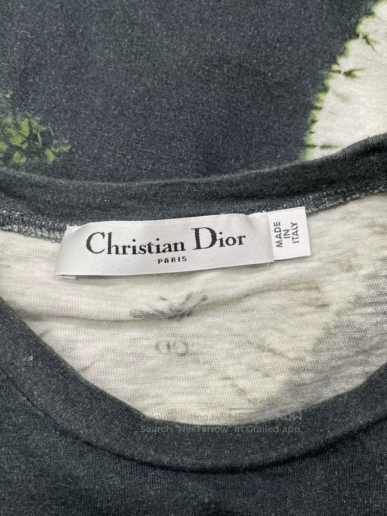 Dior Dior Dark green ink tie-dye printed short sleeves Size S / US 4 / IT 40 - 4 Thumbnail