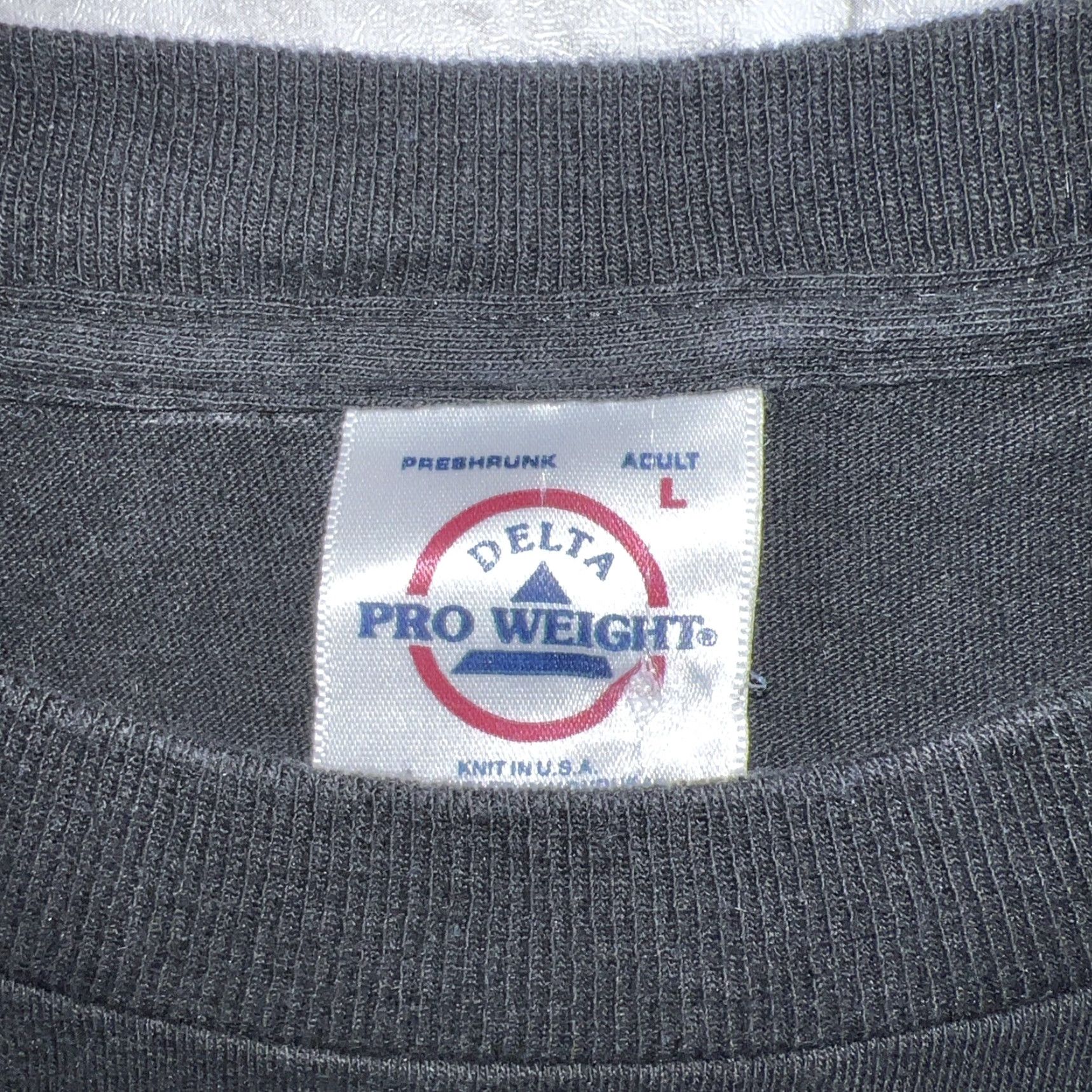 Delta VINTAGE Delta Pro Weight United We Stand Black T-Shirt Mens Size L USA Size US L / EU 52-54 / 3 - 3 Thumbnail