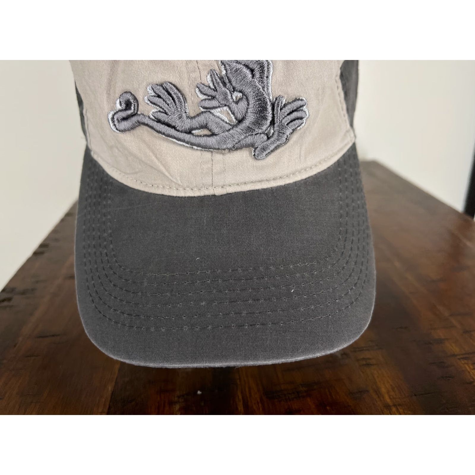 Vintage VINTAGE Pacific Headwear Hat cap Strap Back Adult One Size Gray Stretch Cotton Blend Size ONE SIZE - 3 Thumbnail