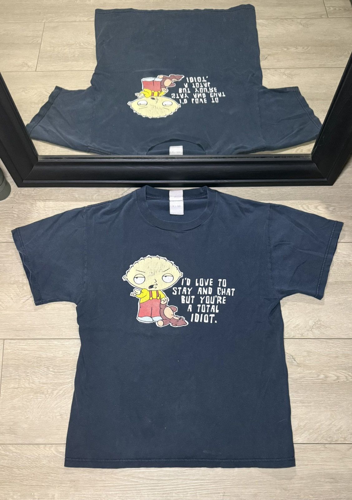 Anvil Y2K 2000s Family Guy Promotion Stewie Funny / Humor Shirt Size US M / EU 48-50 / 2 - 1 Thumbnail