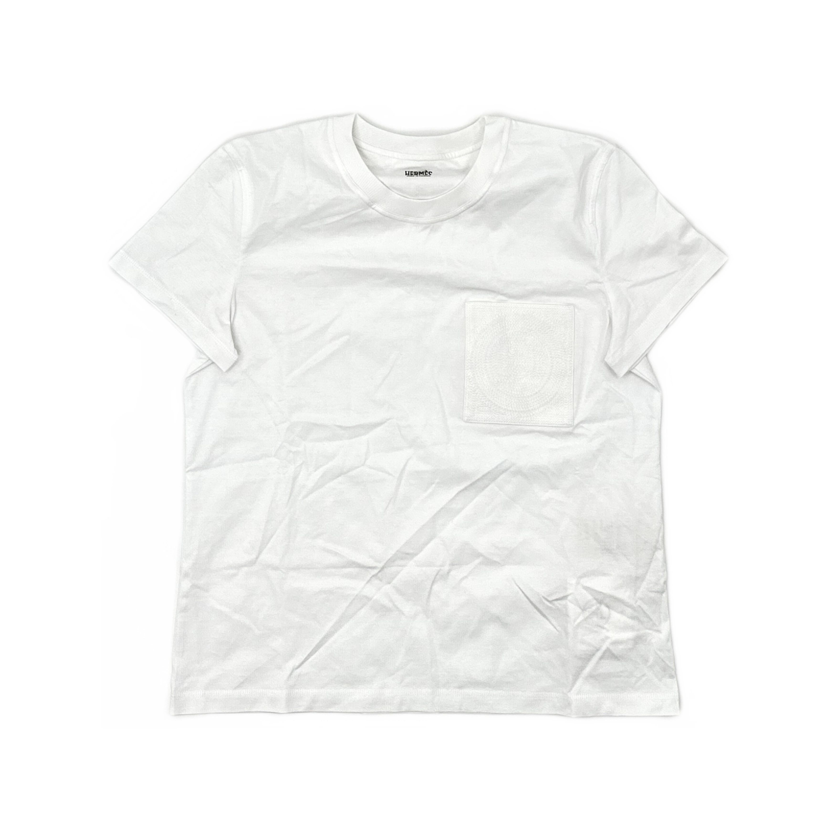 Hermes Hermès Embroidered Pocket T-Shirt Size 38 Size S / US 4 / IT 40 - 1 Thumbnail