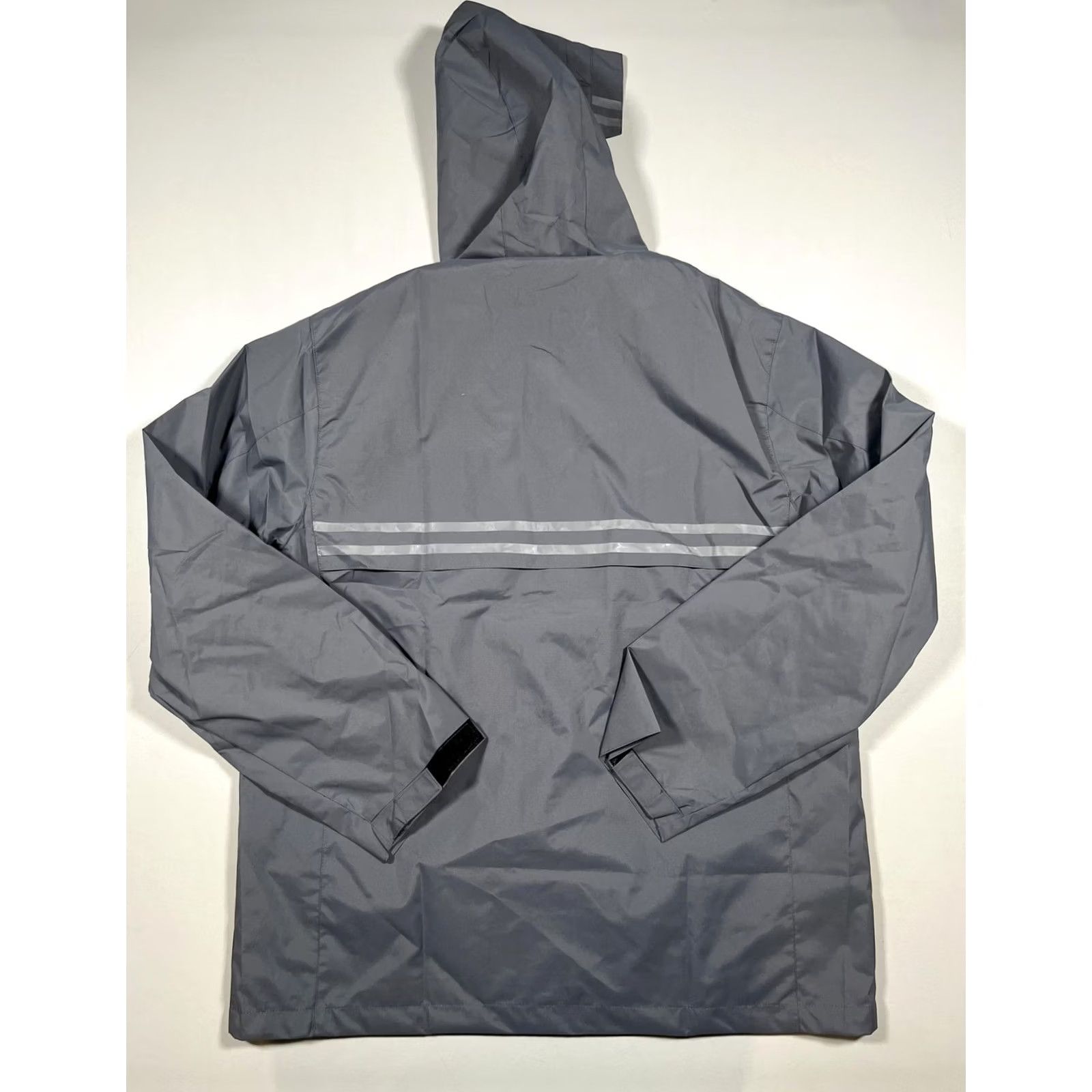 Logo 7 Ho-Chunk Gaming Jacket Mens XL Gray Hooded Rain Coat Windbreaker Casino Logo Reflective Pockets Size US XL / EU 56 / 4 - 2 Thumbnail
