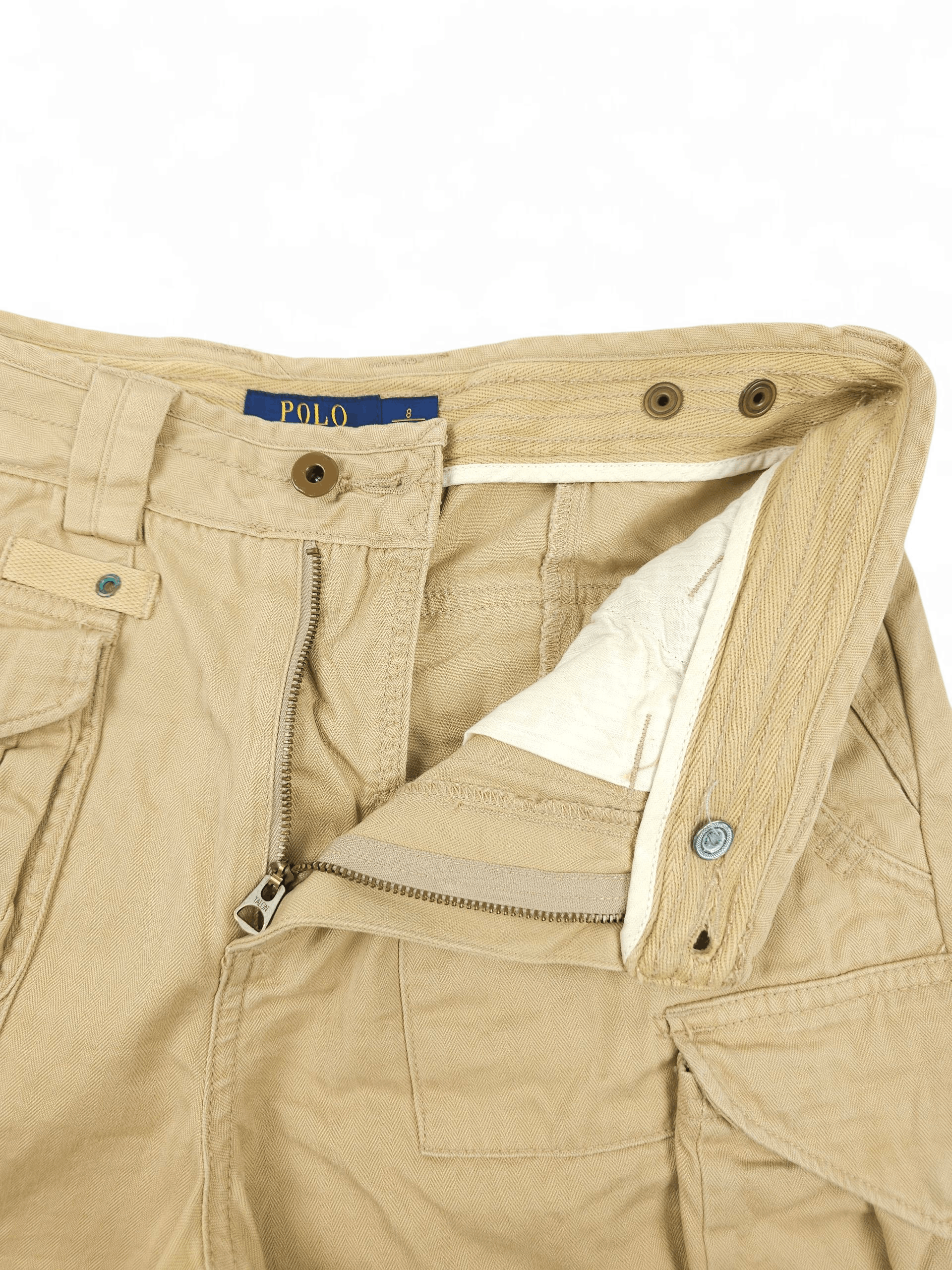 Polo Ralph Lauren 💎 Polo Ralph Lauren Womens Cargo Shorts Military Size M Size 30" / US 8 / IT 44 - 4 Thumbnail