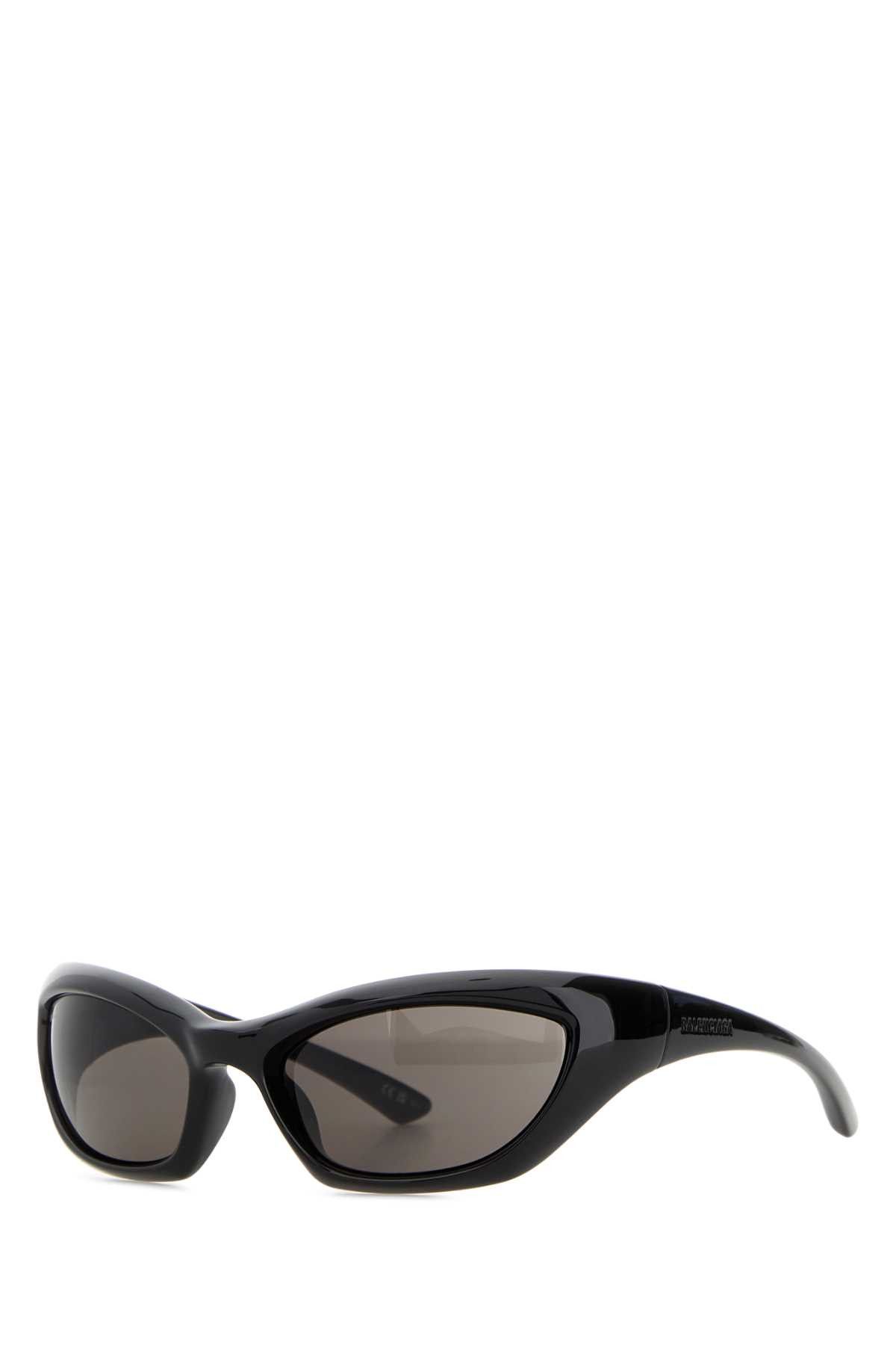 Balenciaga Black Acetate Racer Sunglasses Size ONE SIZE - 1 Thumbnail