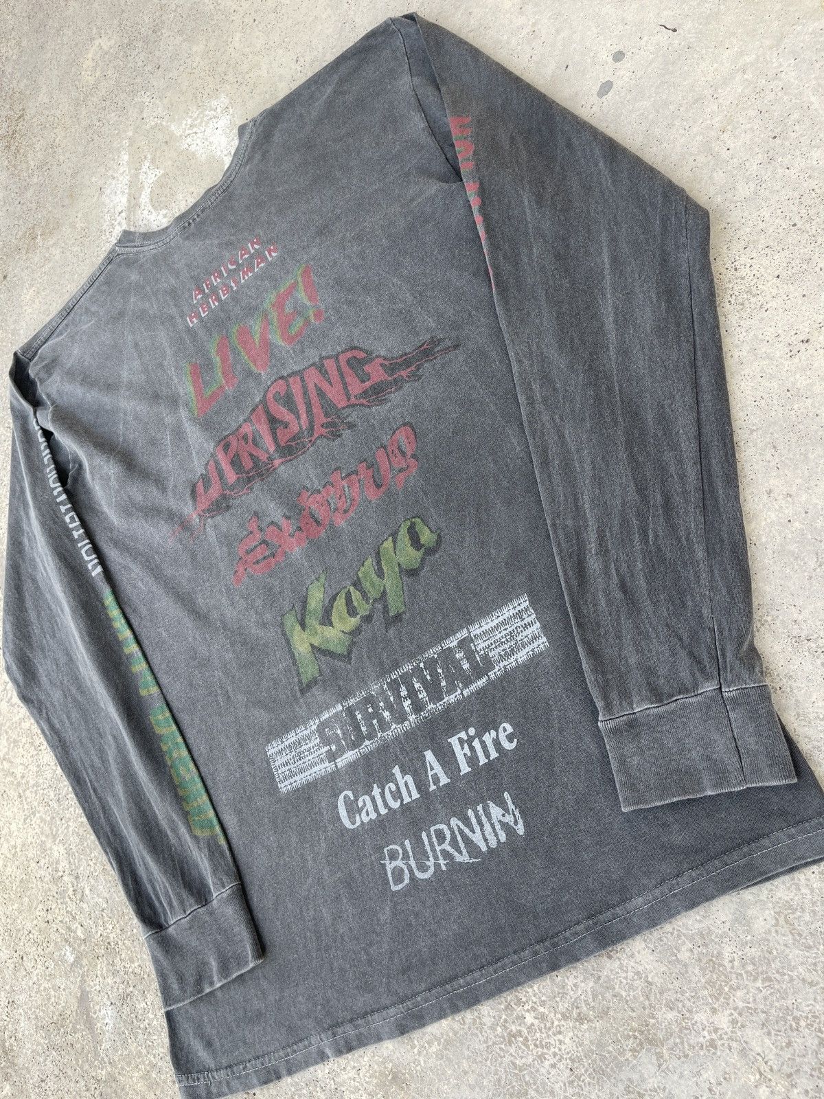 Bob Marley × Stussy × Vintage Vintage Stussy x Bob Marley Herbsman Pigment Collaboration Size US M / EU 48-50 / 2 - 4 Thumbnail
