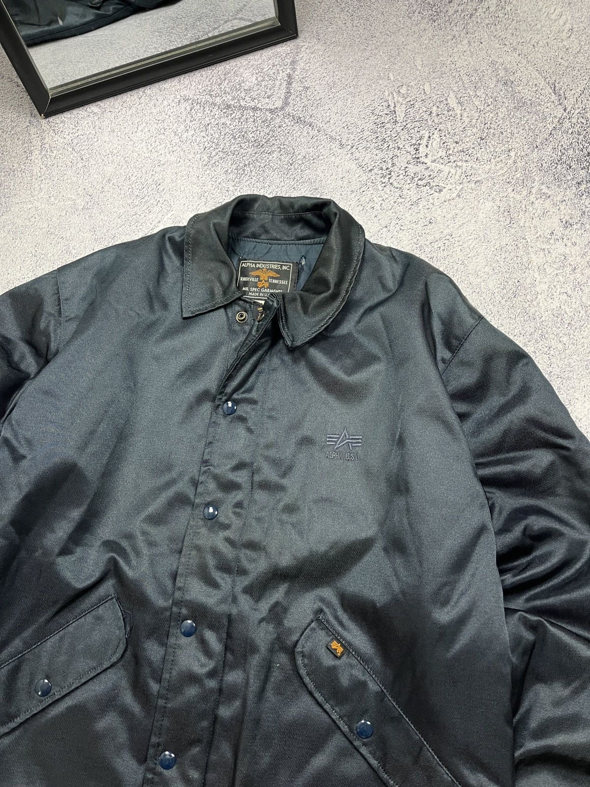 Alpha Industries × Vintage Vintage Alpha industries WI-96 Military Bomber Jacket USA Size US M / EU 48-50 / 2 - 10 Thumbnail