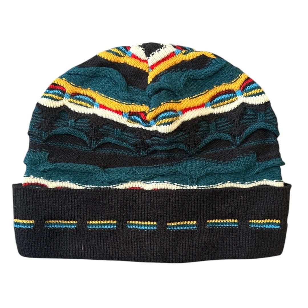 Vintage Vintage 3D Cable Knit Beanie Size ONE SIZE - 1 Preview