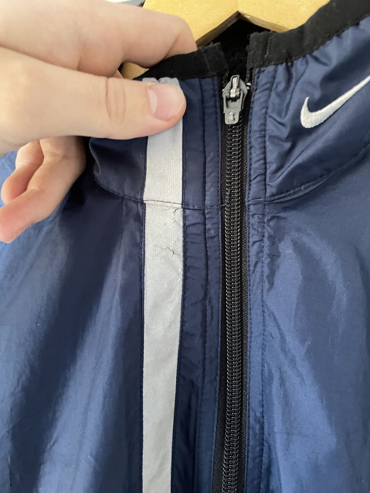 Nike Nike Vintage 1/3 Half Zip Nylon Track Jacket Drill Suit 90s Size US S / EU 44-46 / 1 - 7 Thumbnail