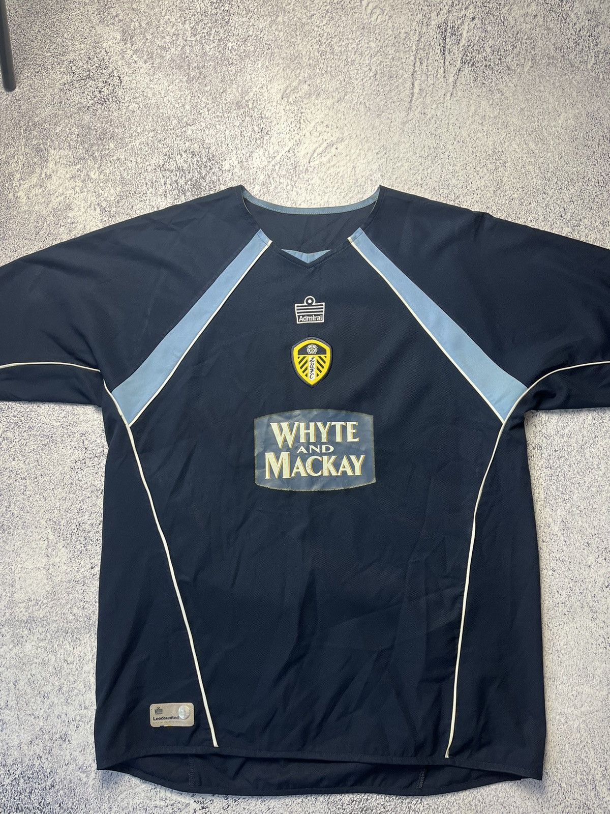 Vintage LEEDS UNITED 2005 AWAY FOOTBALL SHIRT SOCCER JERSEY ADMIRAL Size US XL / EU 56 / 4 - 3 Thumbnail