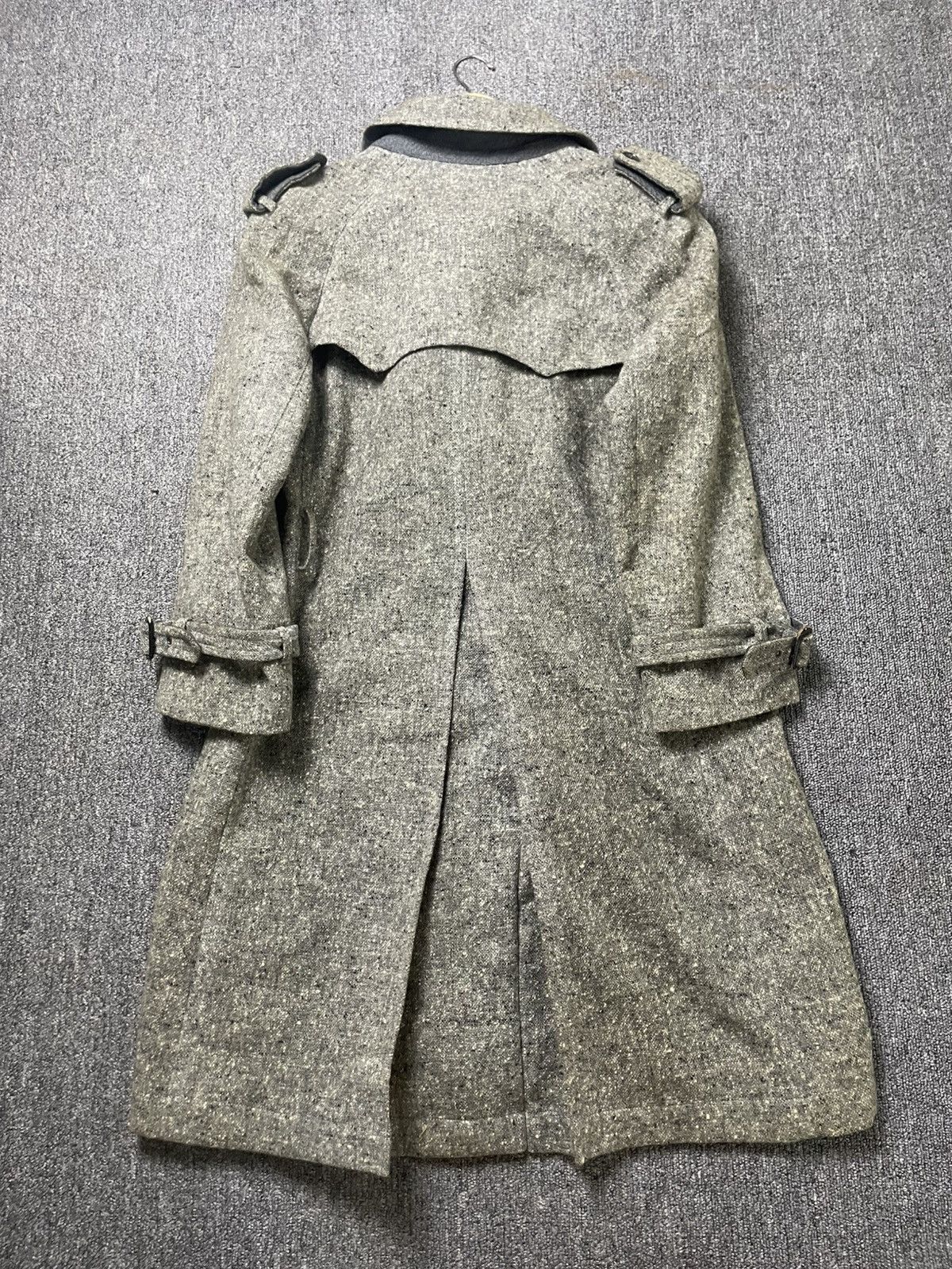 Japanese Brand Vintage D’Urban Double Breasted Wool Trench Coat (180) Size US XXS / EU 40 - 11 Thumbnail