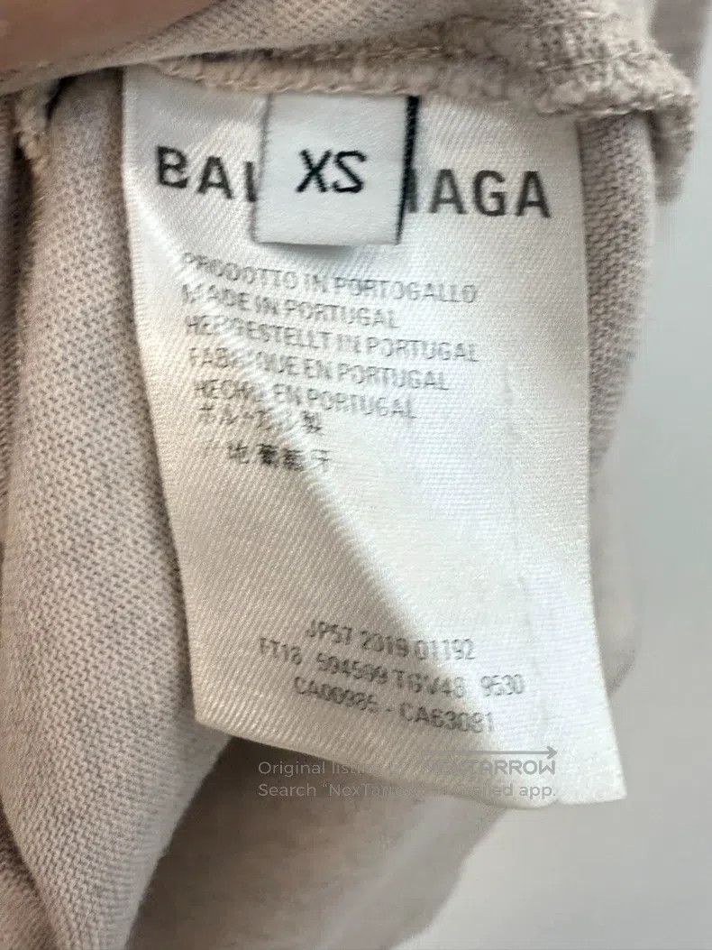Balenciaga Balenciaga Crown Wheat Paris Letter Short Sleeve, Size XS Size US XS / EU 42 / 0 - 4 Thumbnail