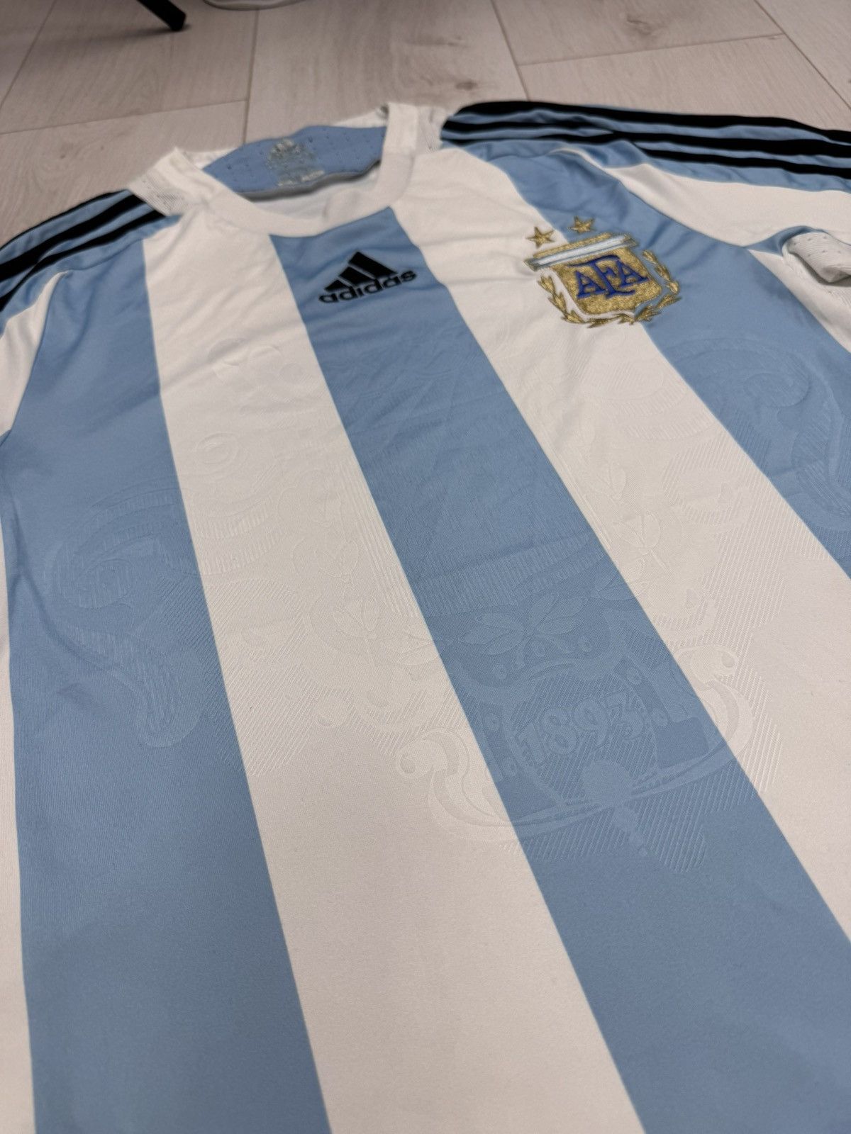 Adidas Argentina Adidas soccer jersey S 2008 stripped Size US S / EU 44-46 / 1 - 8 Thumbnail