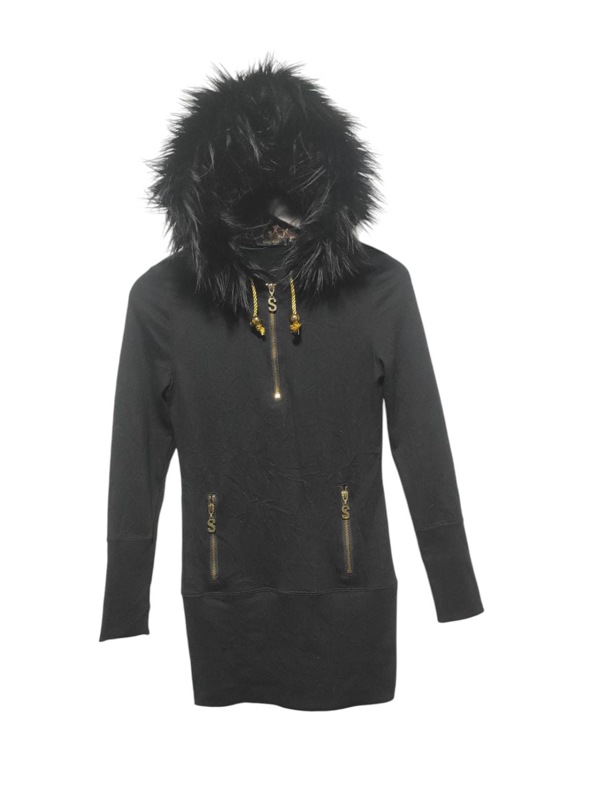 Hysteric Glamour Jolly Gal Half Zipper Fur Hoodie IfSixWasNine LGB style Size XS / US 0-2 / IT 36-38 - 1 Thumbnail