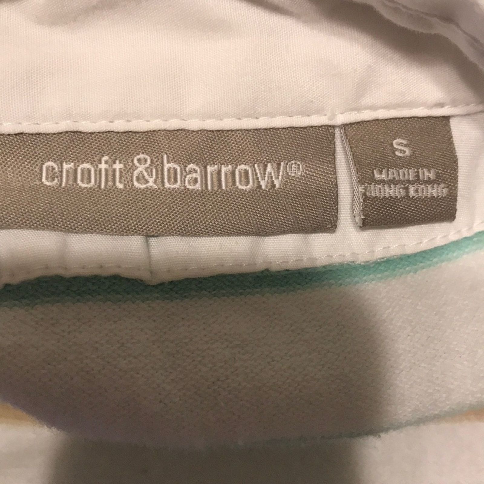 Croft & Barrow Croft & Barrow Multicolor Striped 3/4 Sleeve Top Small Size S / US 4 / IT 40 - 4 Thumbnail