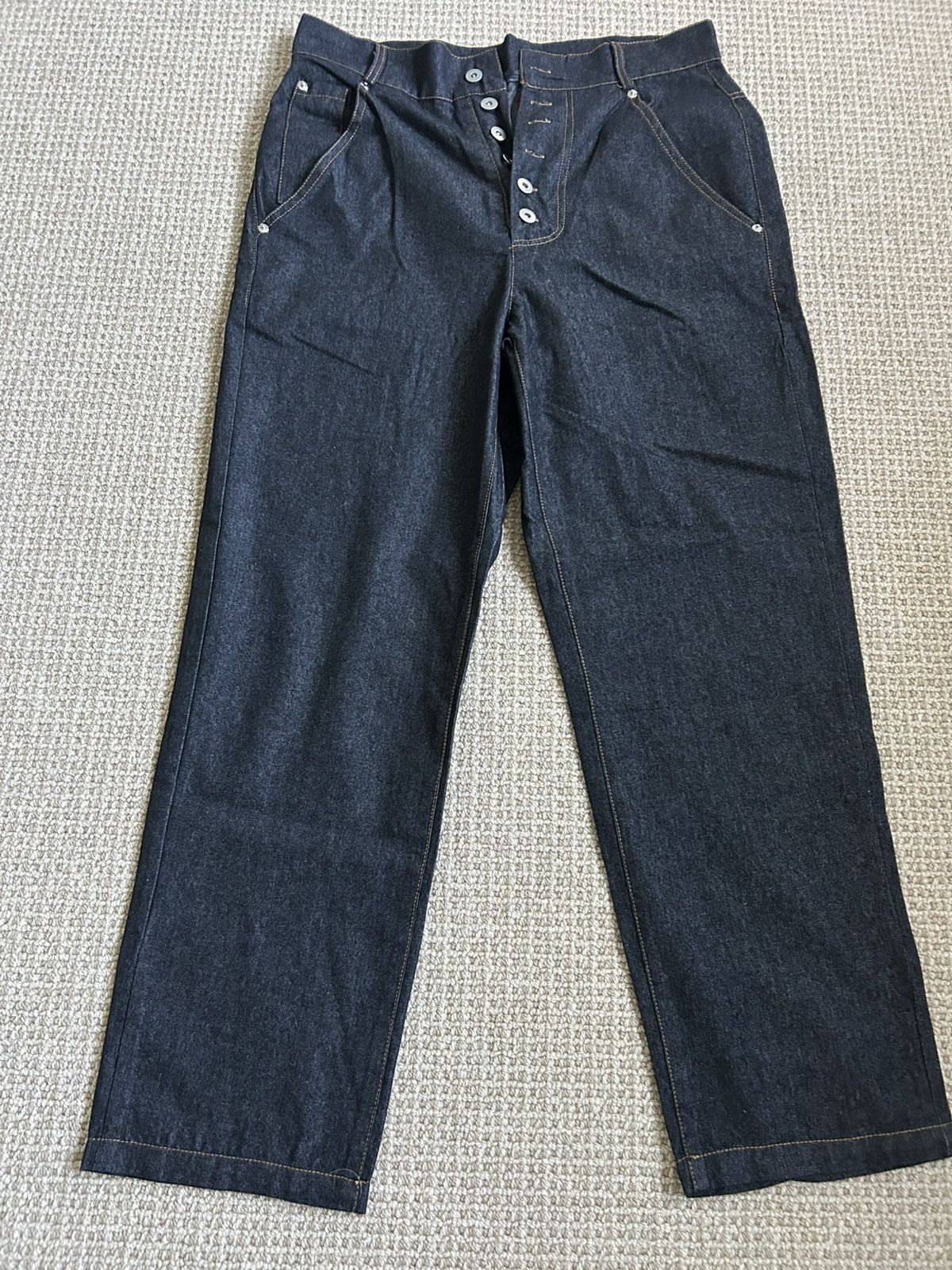 Japanese Brand Indigo blue denim Size US 32 / EU 48 - 2 Thumbnail