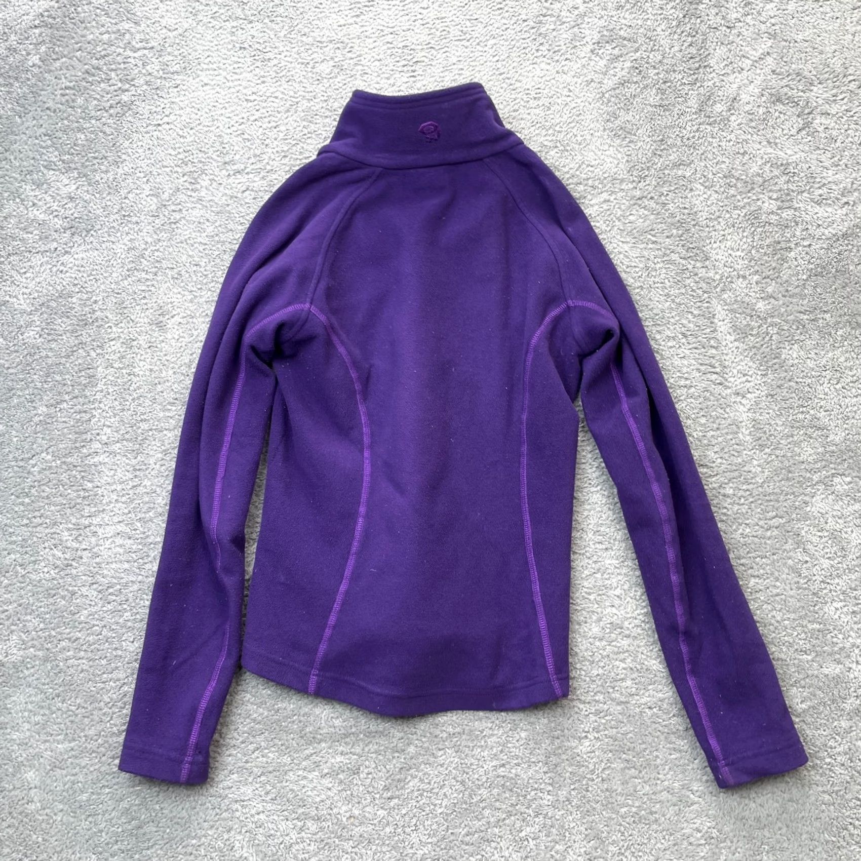 Mountain Hardwear Mountain Hardwear Purple Fleece Sweatshirt Womens XS Mock Neck Half Zip Size XS / US 0-2 / IT 36-38 - 2 Thumbnail