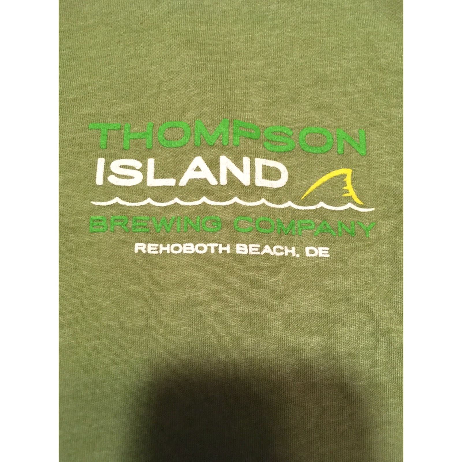 Vintage Thompson Island Brewing Co. Rehobath Beach Deleware Beer T Shirt Sz M Unisex Adults M Shirt Green Beer's Theme Canvas Brand Size US M / EU 48-50 / 2 - 3 Thumbnail