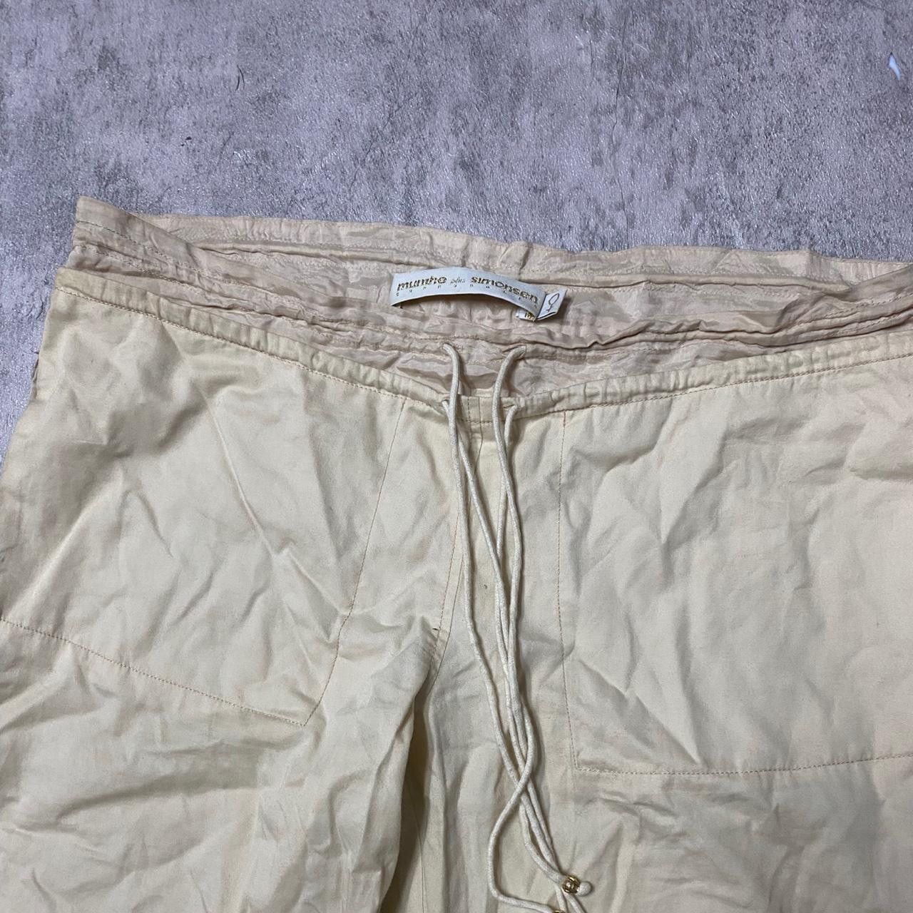 Other ONE SIZE Mimte cream drawstring trousers #beige Size 34" / US 12 / IT 48 - 5 Thumbnail