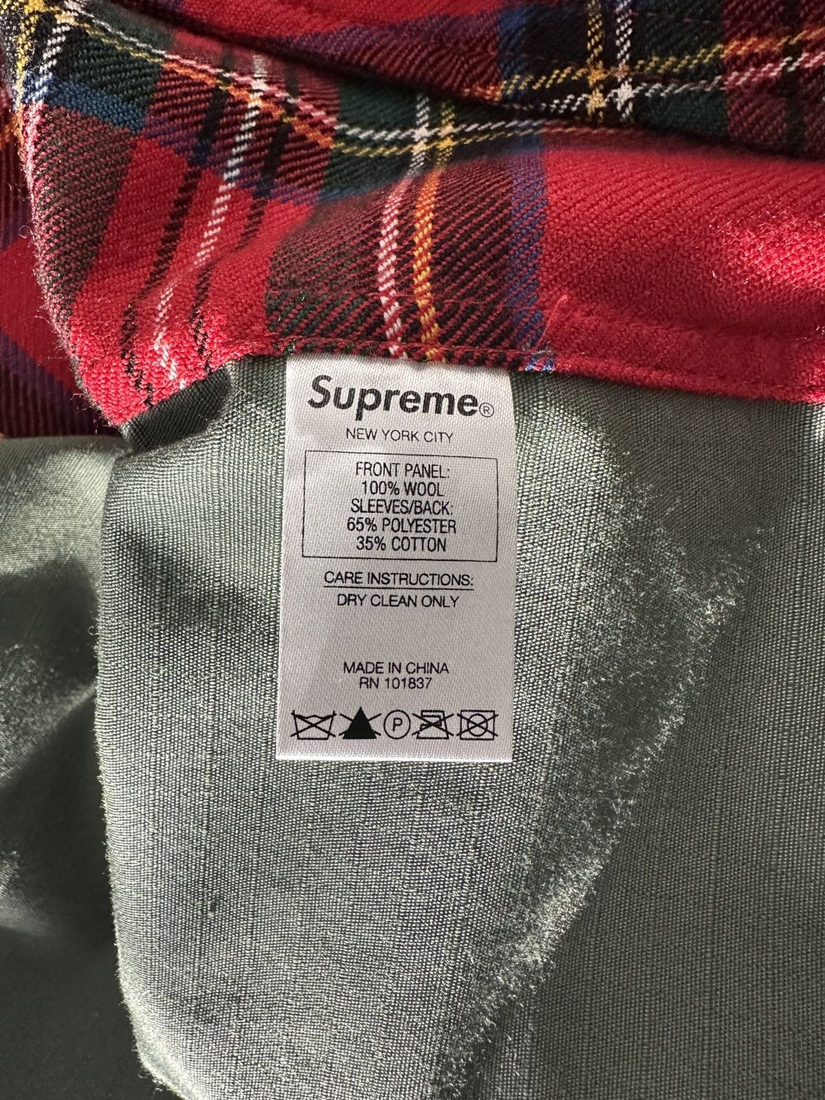 Supreme Comme des Garcons X Supreme Work Plaid Jacket Size US L / EU 52-54 / 3 - 4 Thumbnail