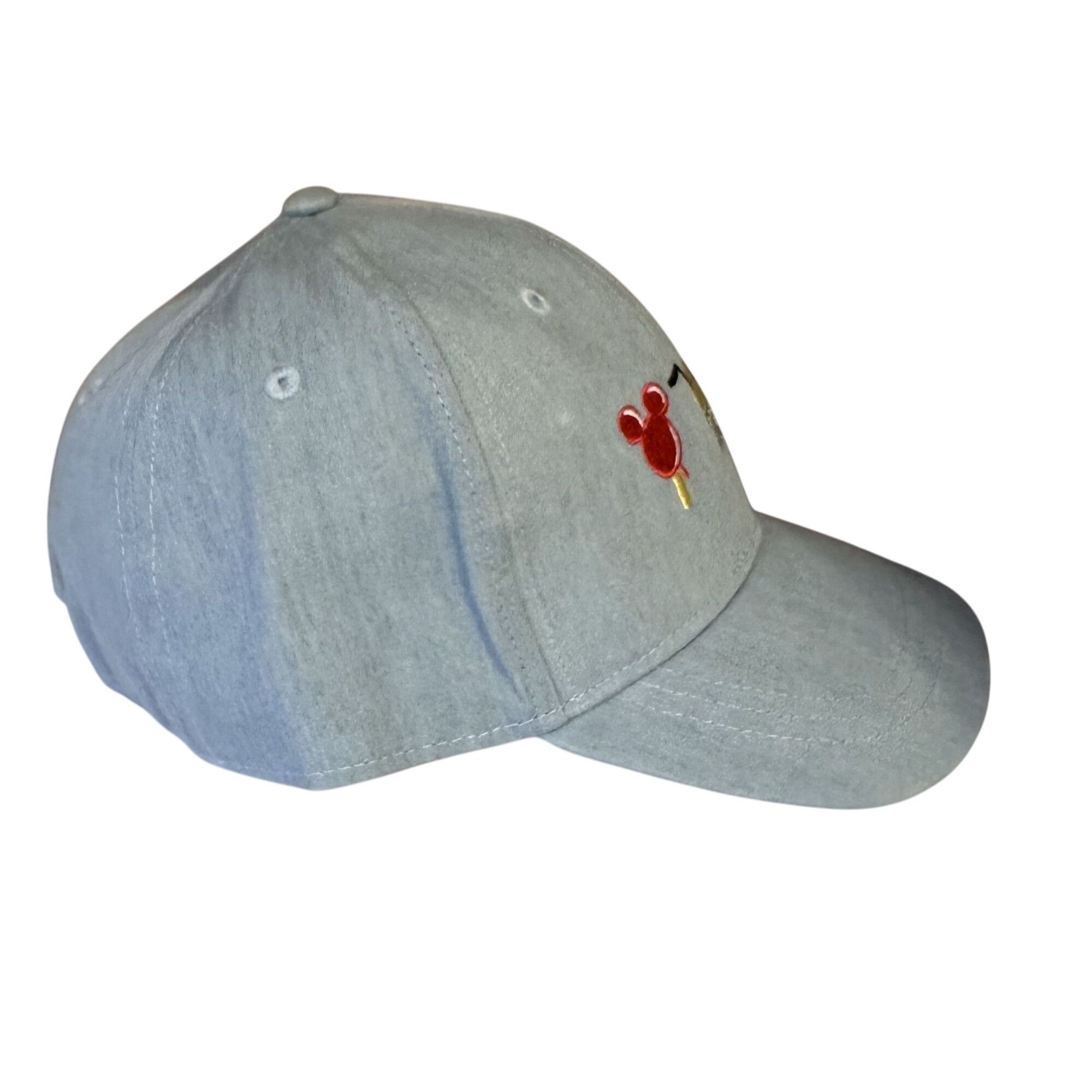 Disney Disney Parks Snacks Hat Adjustable Baseall Cap Youth Blue VG Size ONE SIZE - 4 Thumbnail